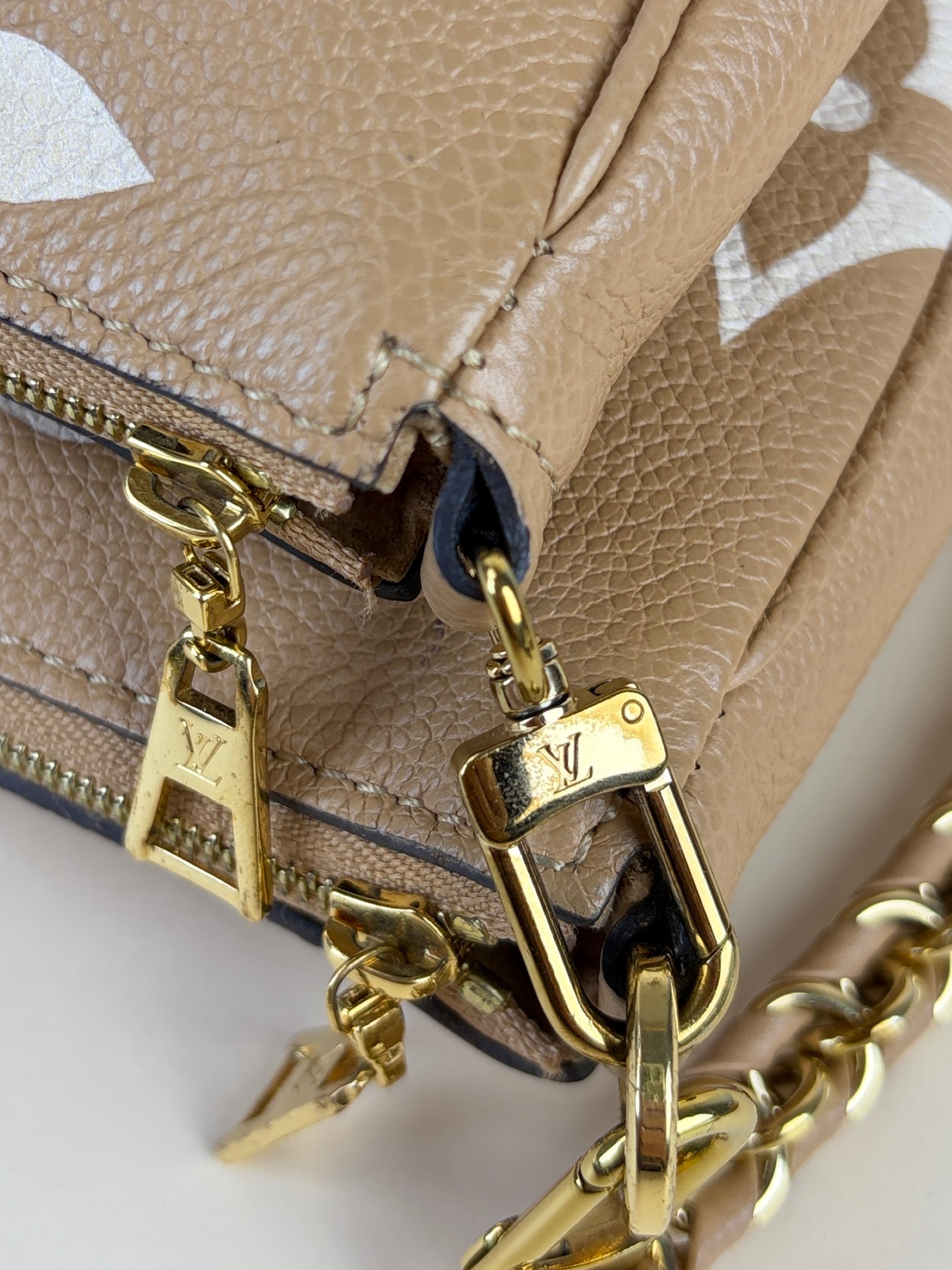 Louis Vuitton imprinted monogram giant multi pochette accessories bag