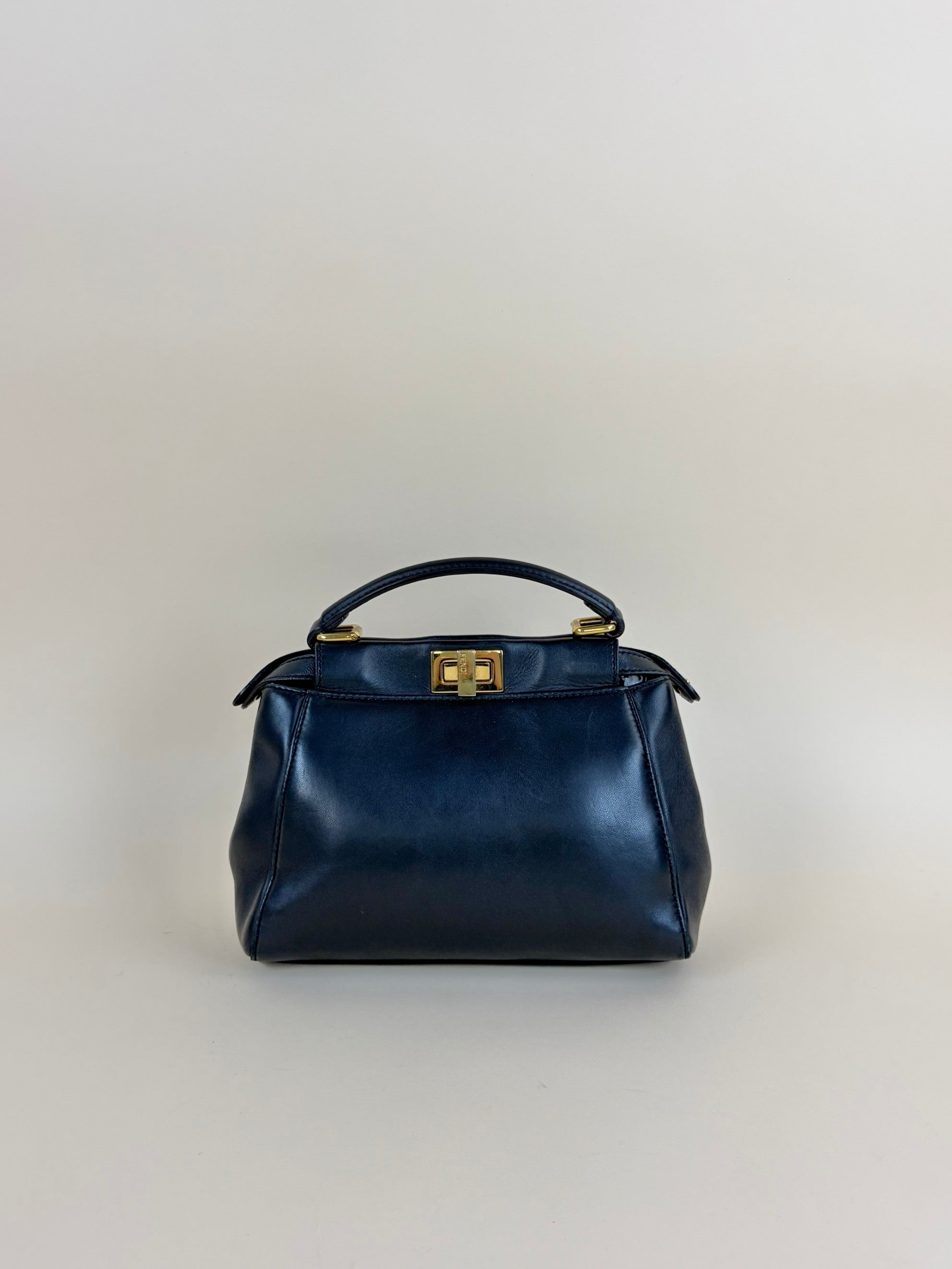 Fendi Black Mini Peekaboo Bag