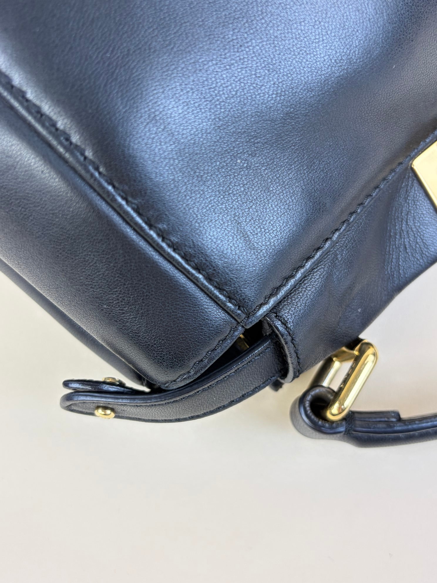 Fendi Black Mini Peekaboo Bag