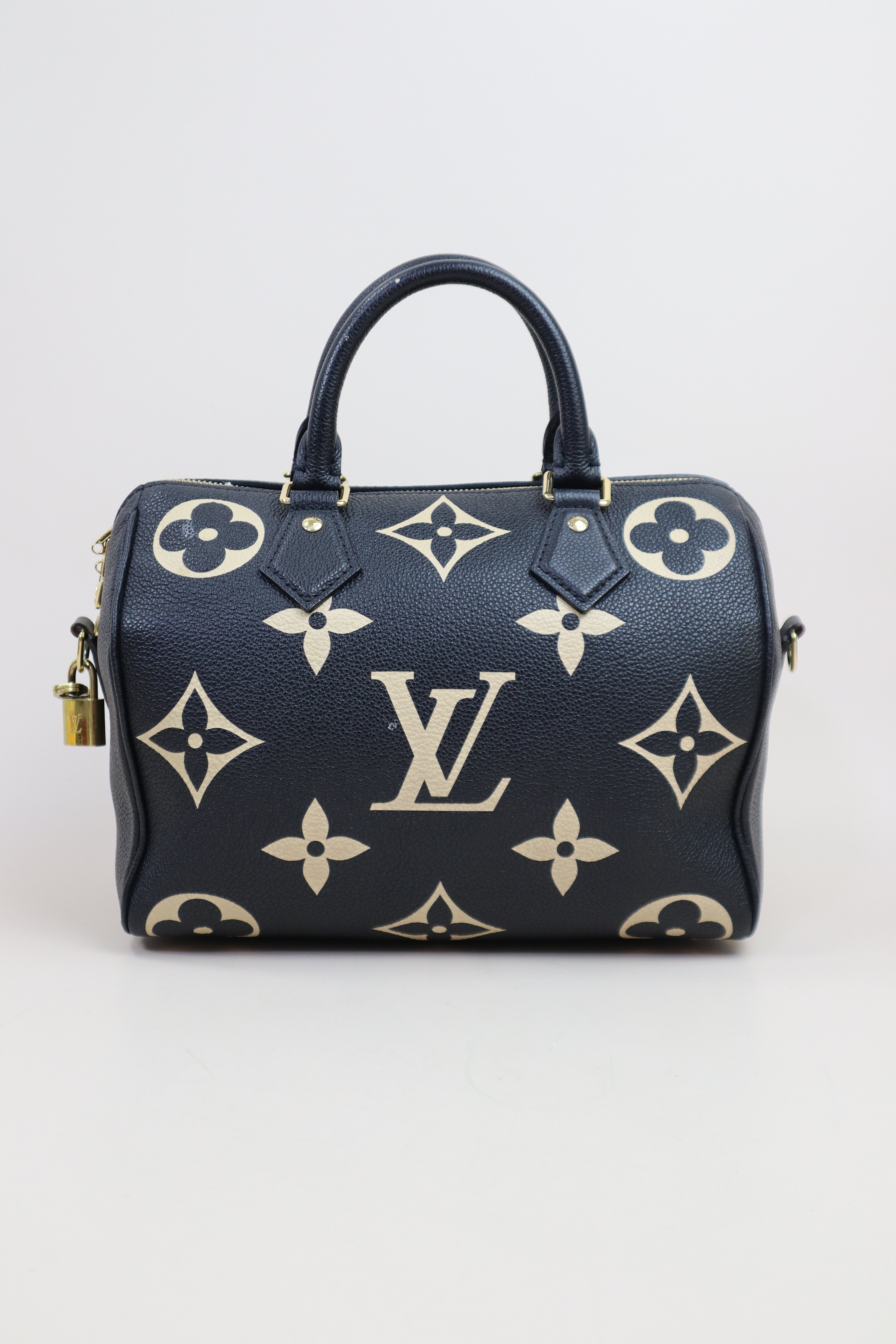 Louis Vuitton Bicolor Monogram Empreinte Speedy Bandouliere 25 Bag-handbag-Louis Vuitton-The Closet Egypt