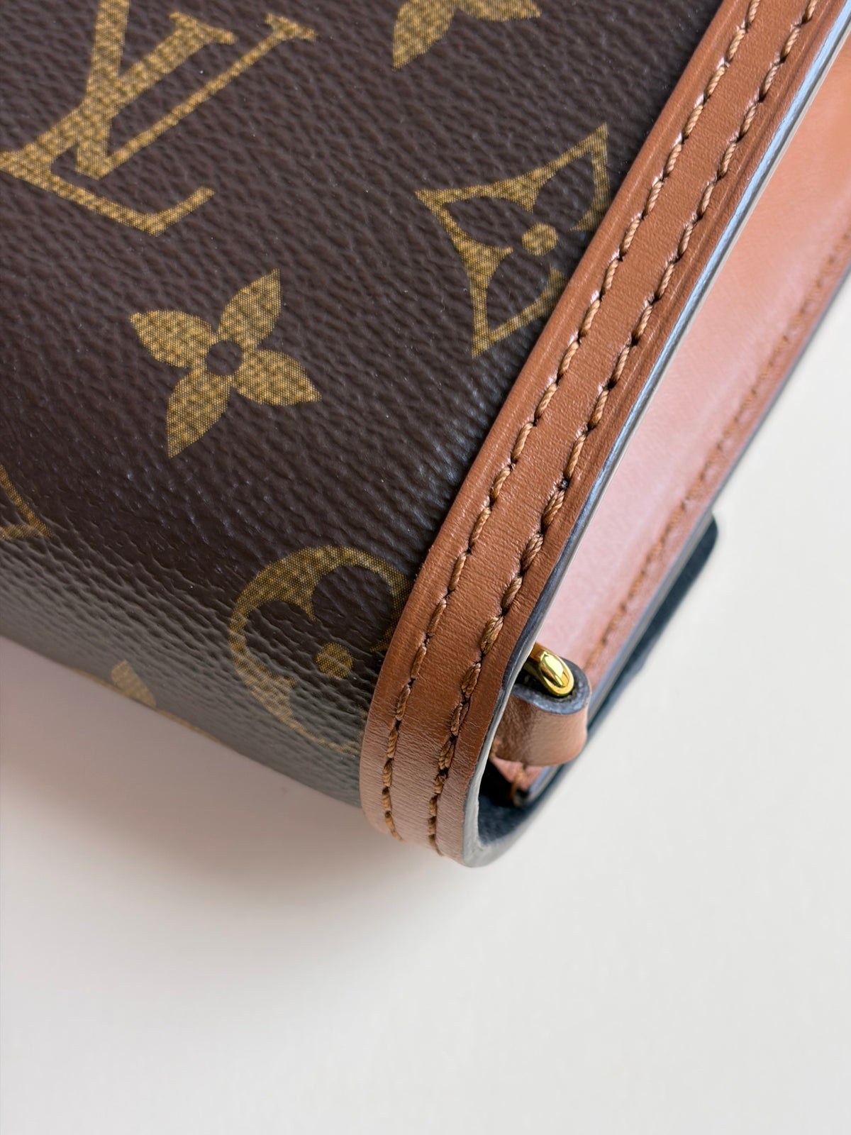 Louis Vuitton Reverse Monogram Dauphine chain wallet