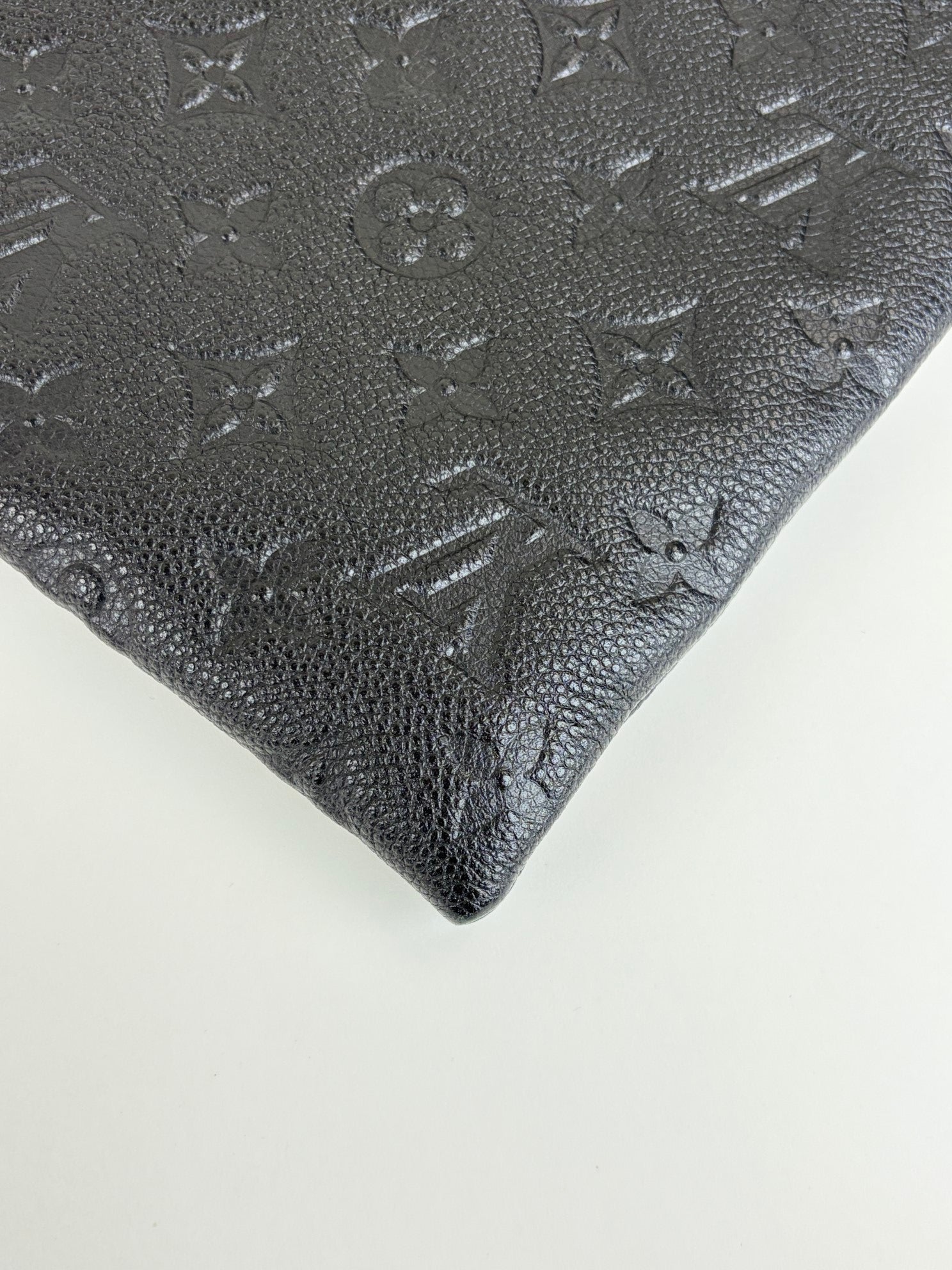 Louis Vuitton Black Monogram Empreinte leather daily pouch