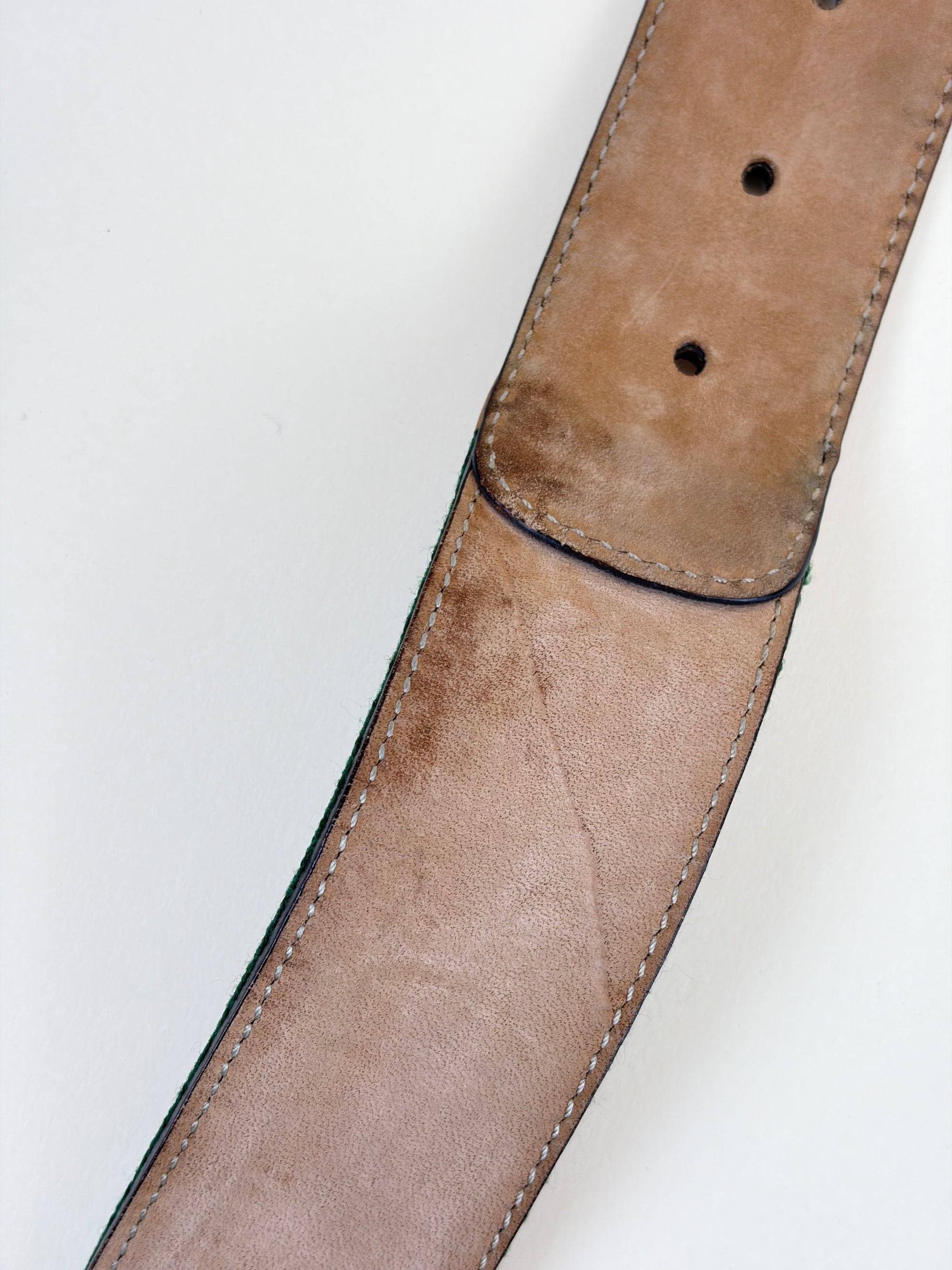 Gucci interlocking vintage web gold hardware
