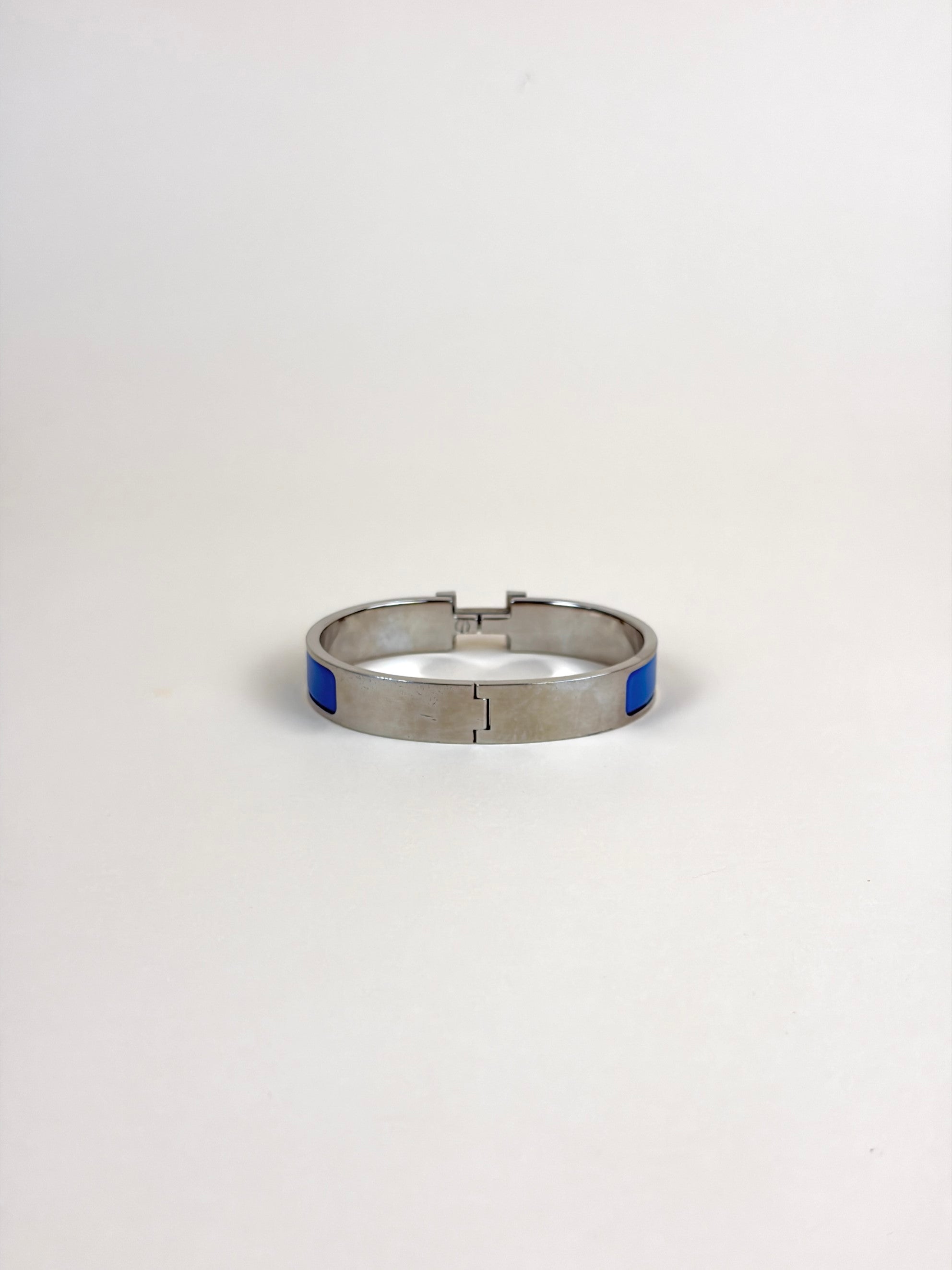 Hermes Blue Clic H Bracelt