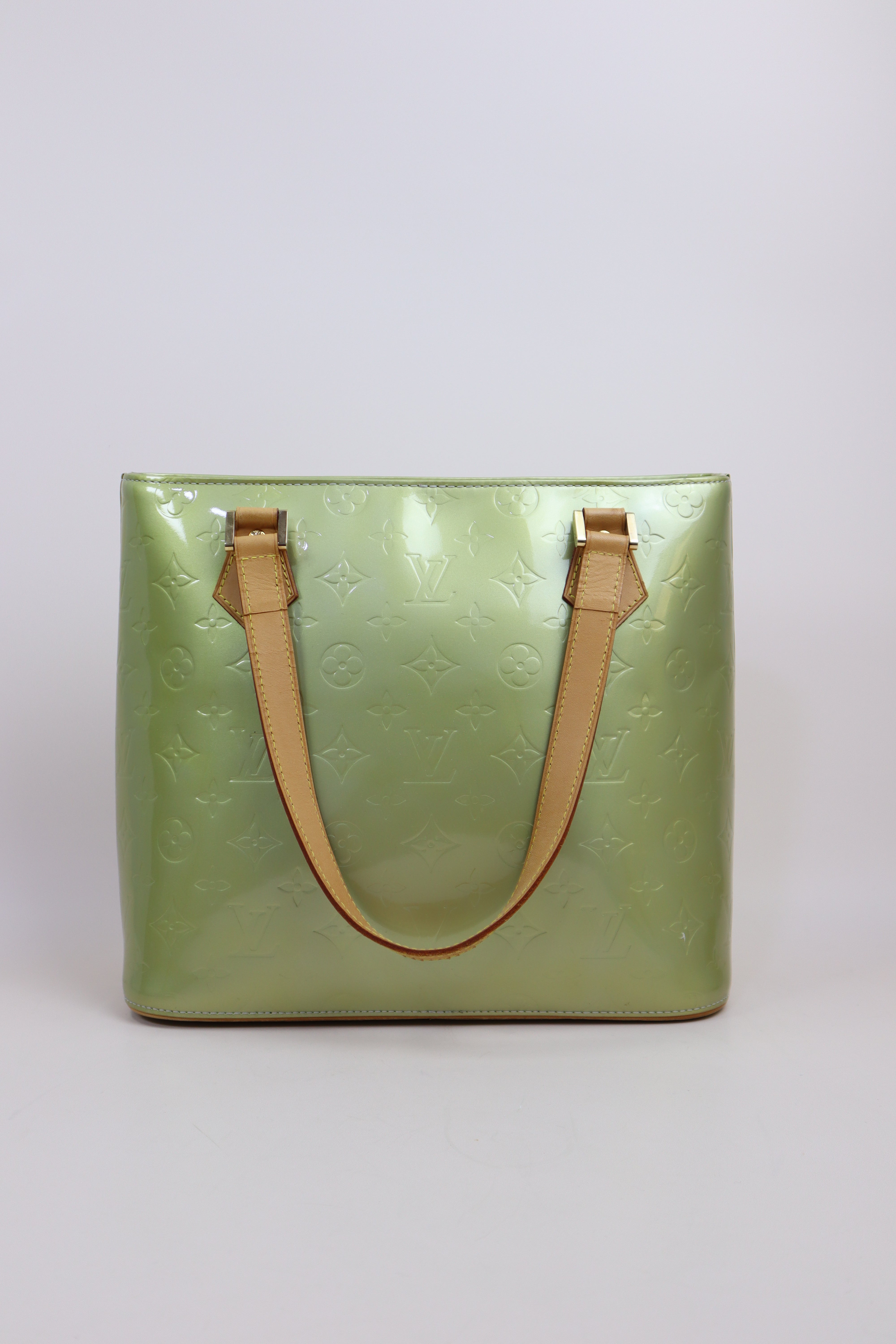 Louis Vuitton Green Monogram Vernis Houston Tote bag