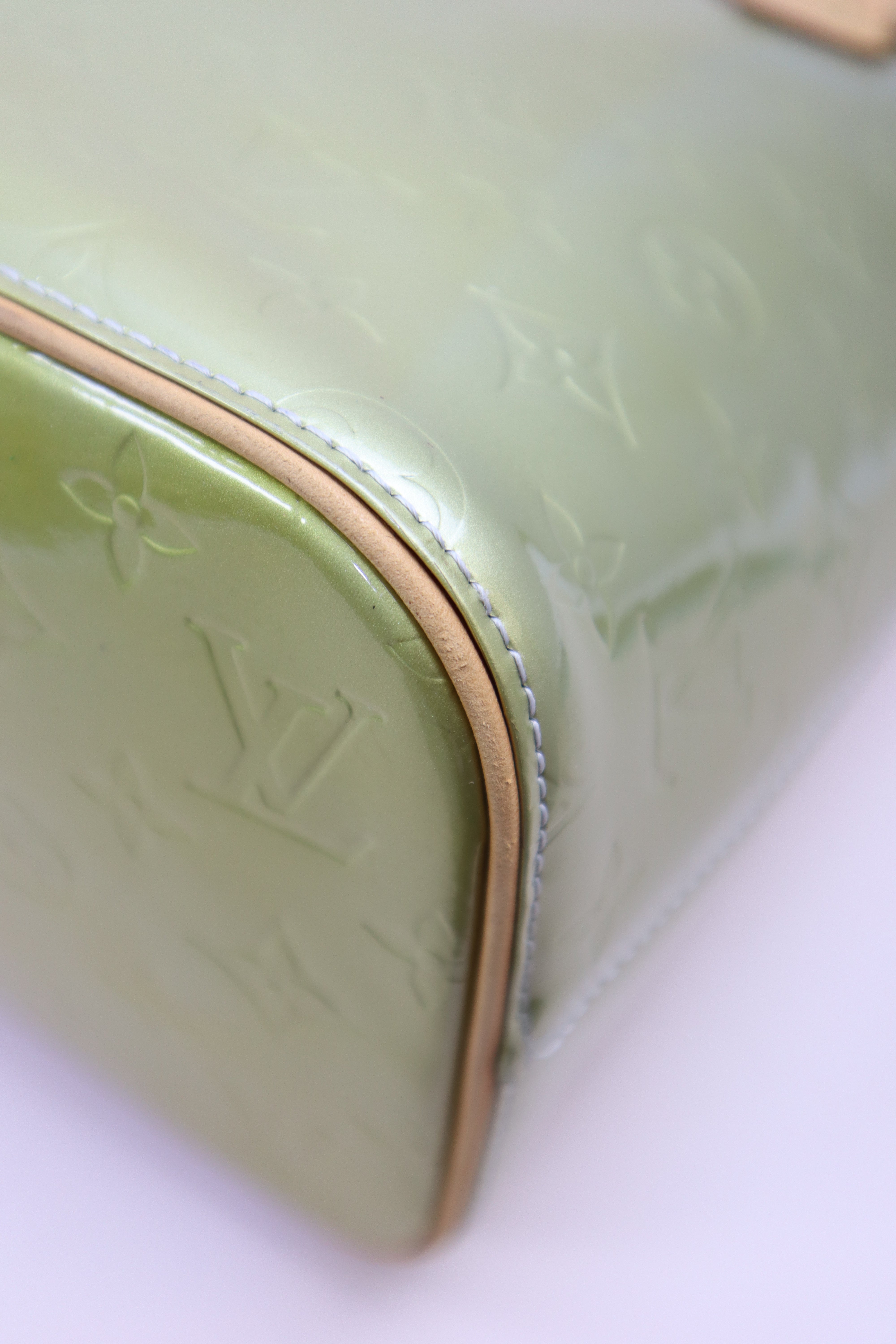 Louis Vuitton Green Monogram Vernis Houston Tote bag