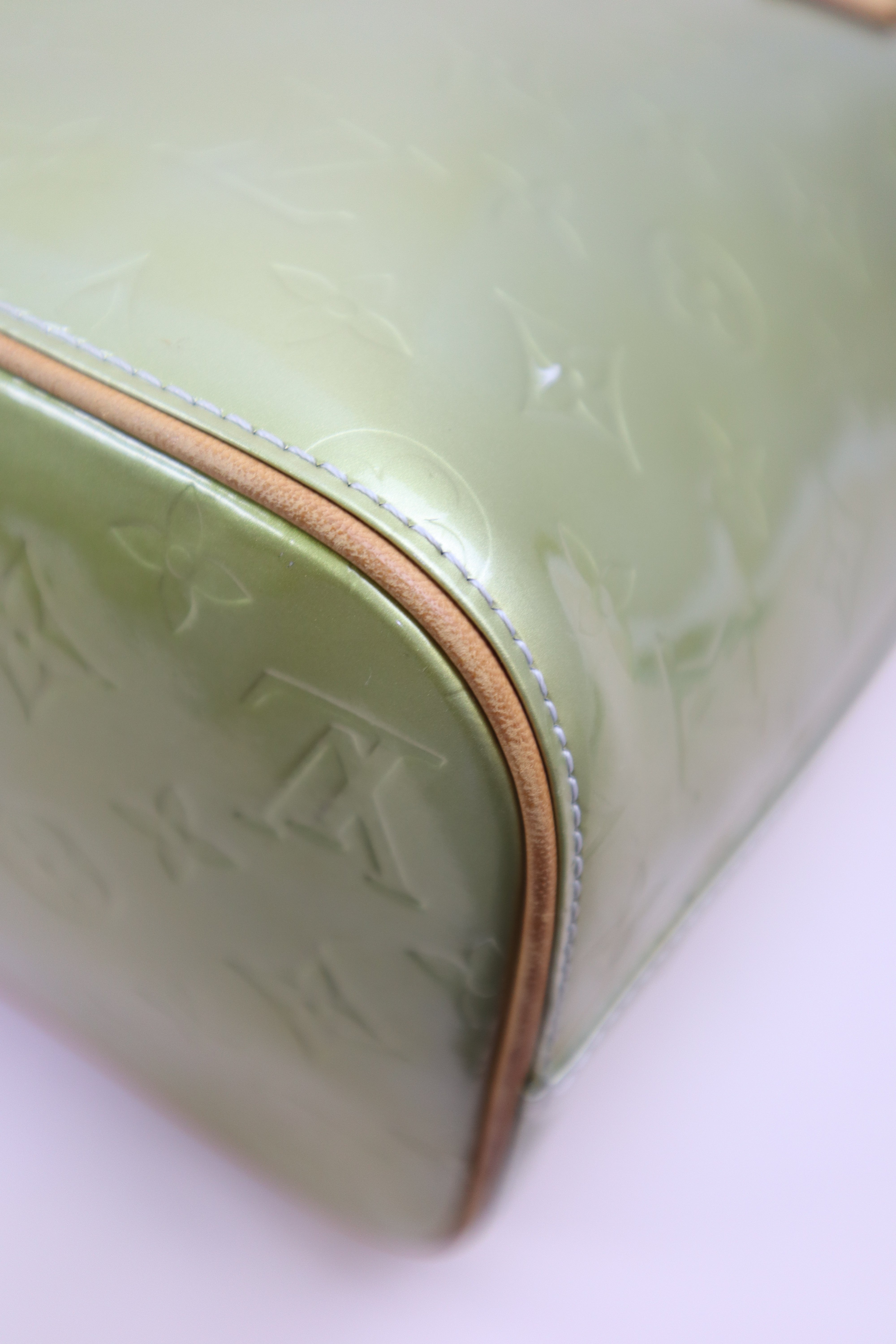 Louis Vuitton Green Monogram Vernis Houston Tote bag