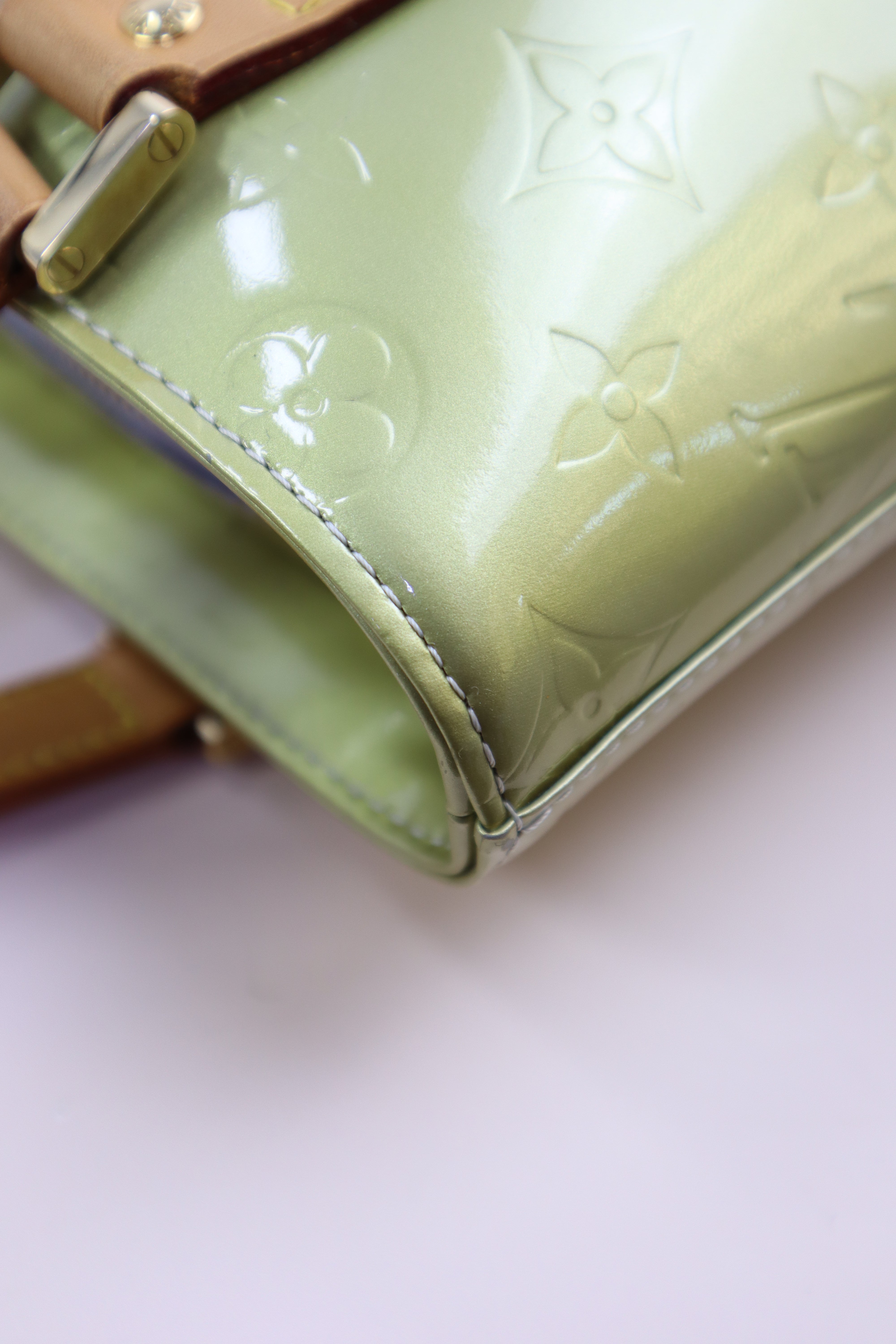 Louis Vuitton Green Monogram Vernis Houston Tote bag