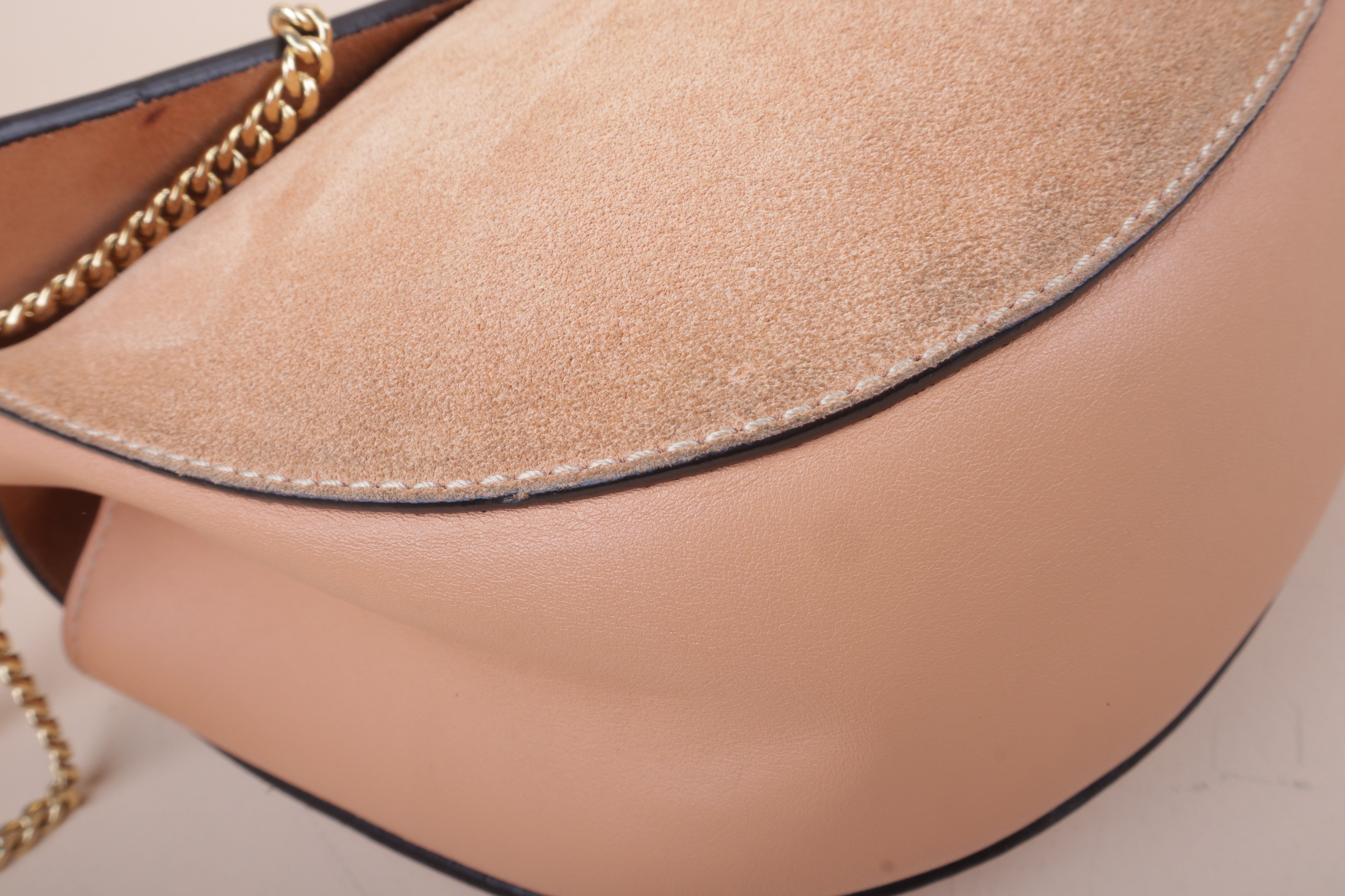 Chloe Beige Small Drew Bag