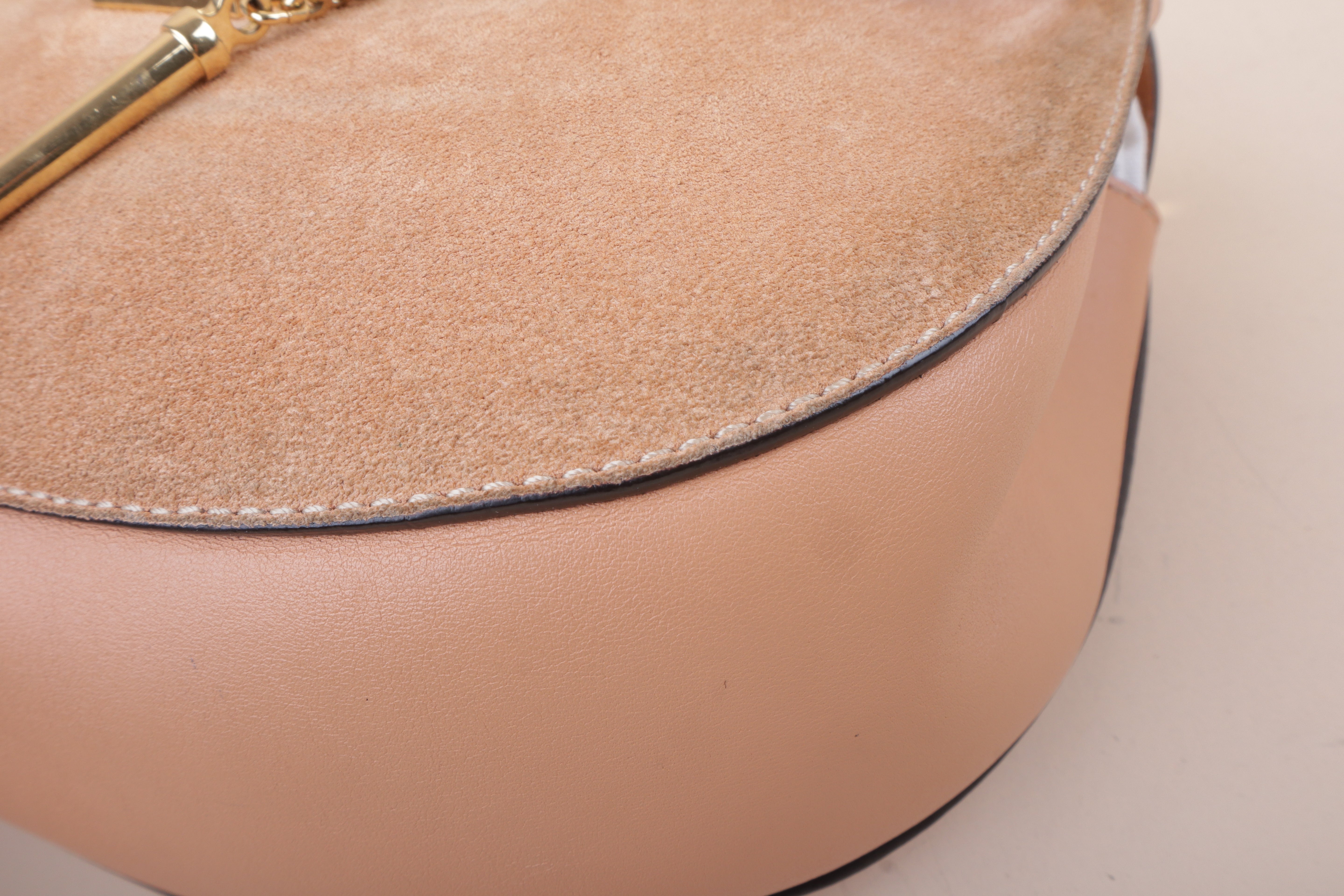 Chloe Beige Small Drew Bag