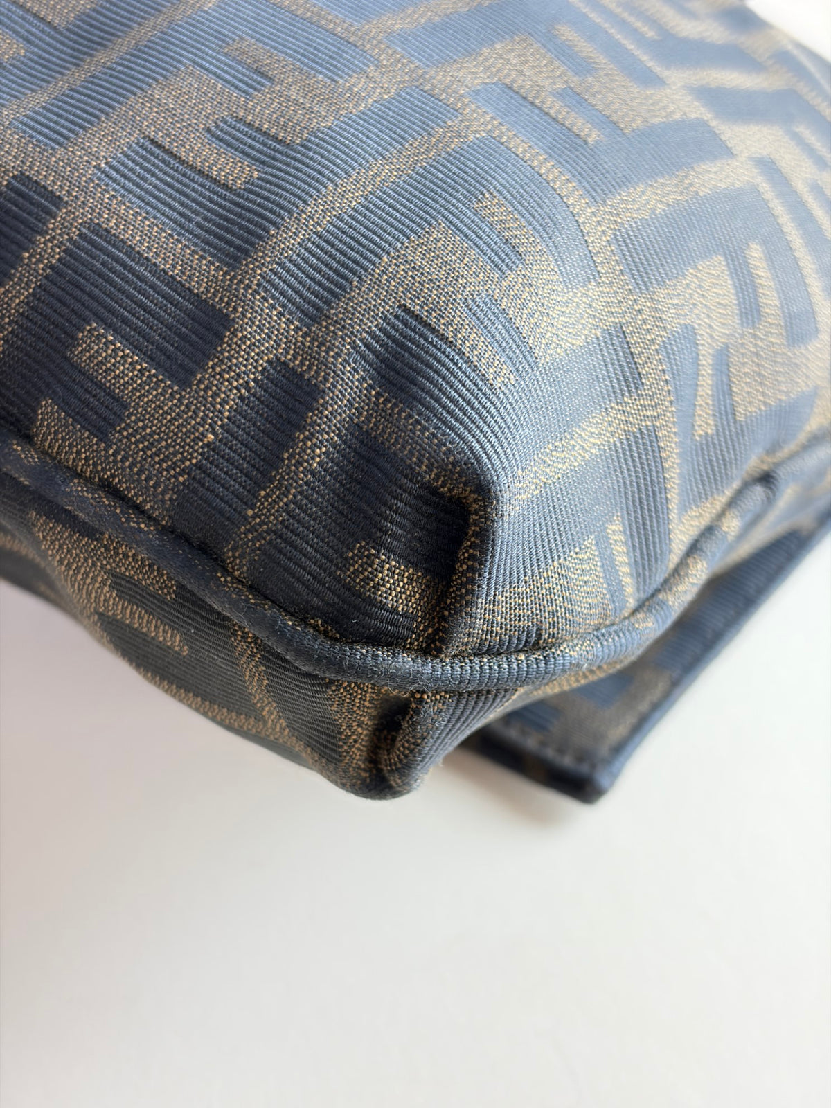 Fendi Tobacco canvas mia flap