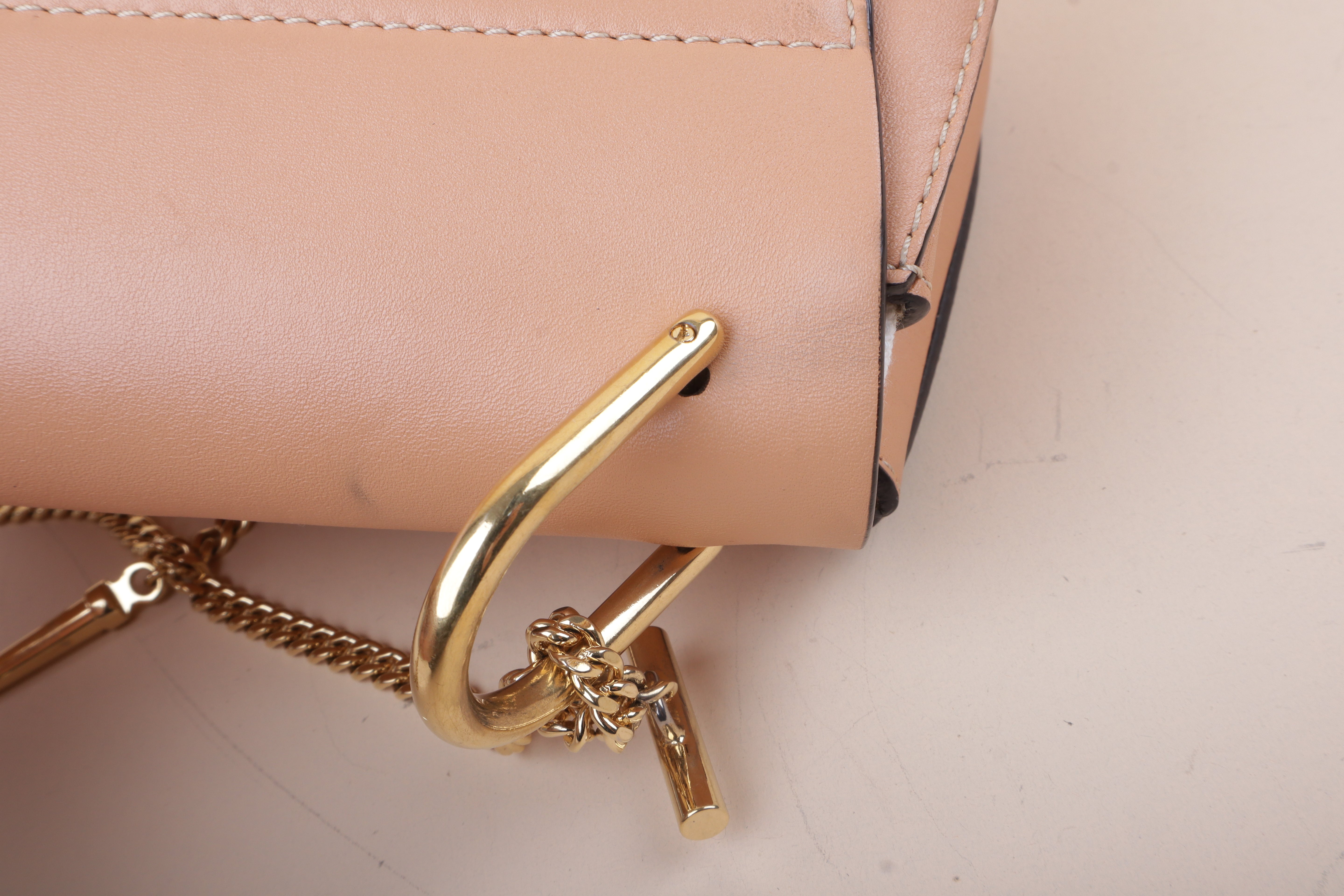 Chloe Beige Small Drew Bag