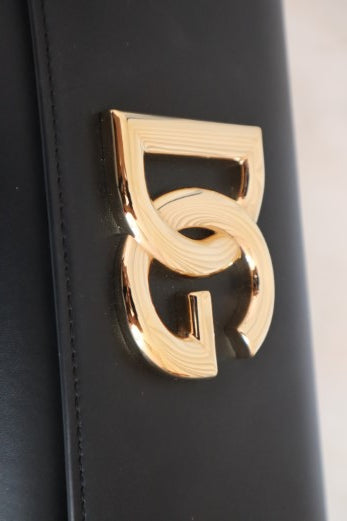 Dolce & Gabbana Black 3.5 Crossbody Clutch-Clutch Bag-Dolce & Gabbana-The Closet Egypt