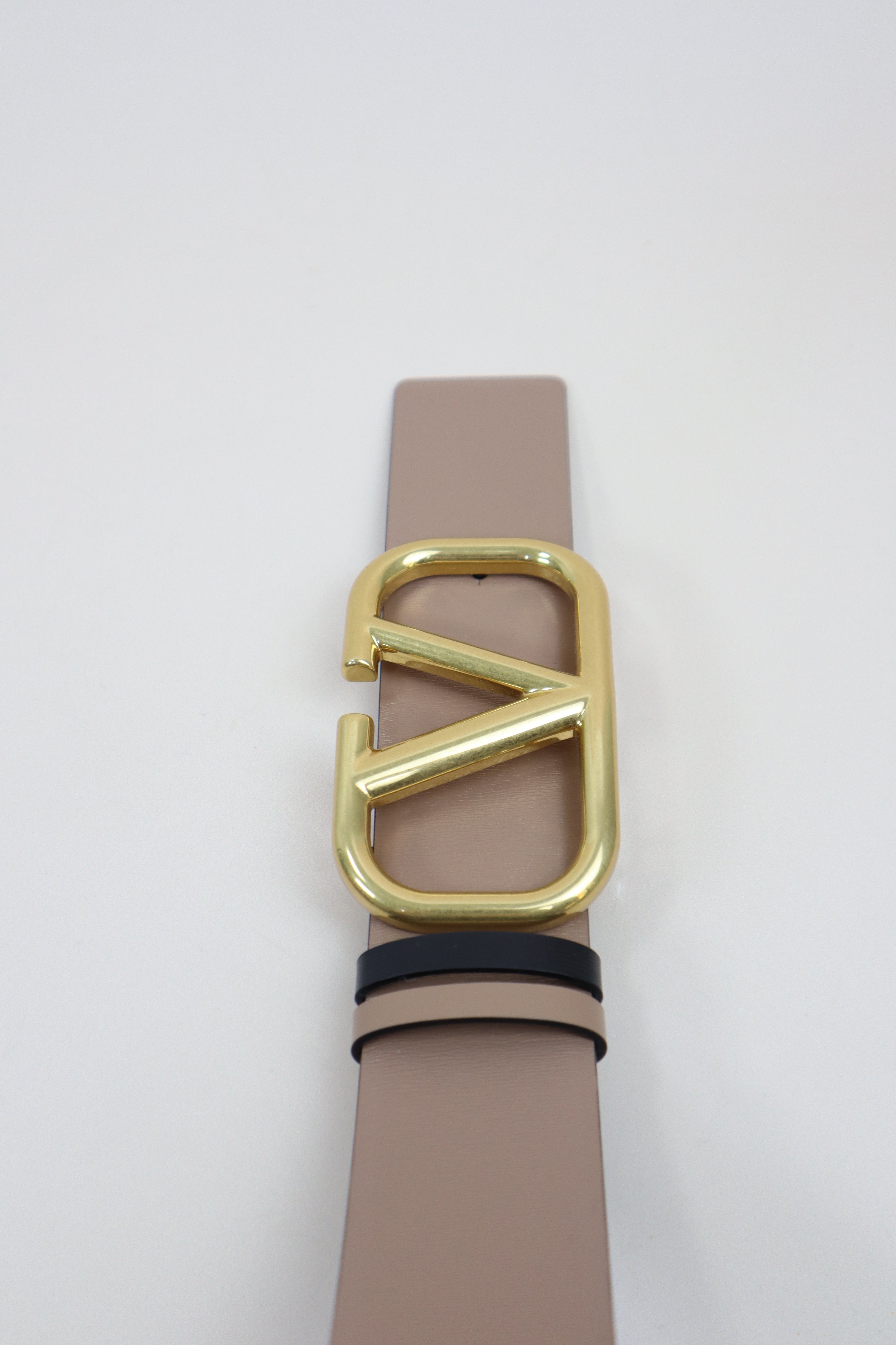 Valentino Bicolor Super V Reversible Belt 38