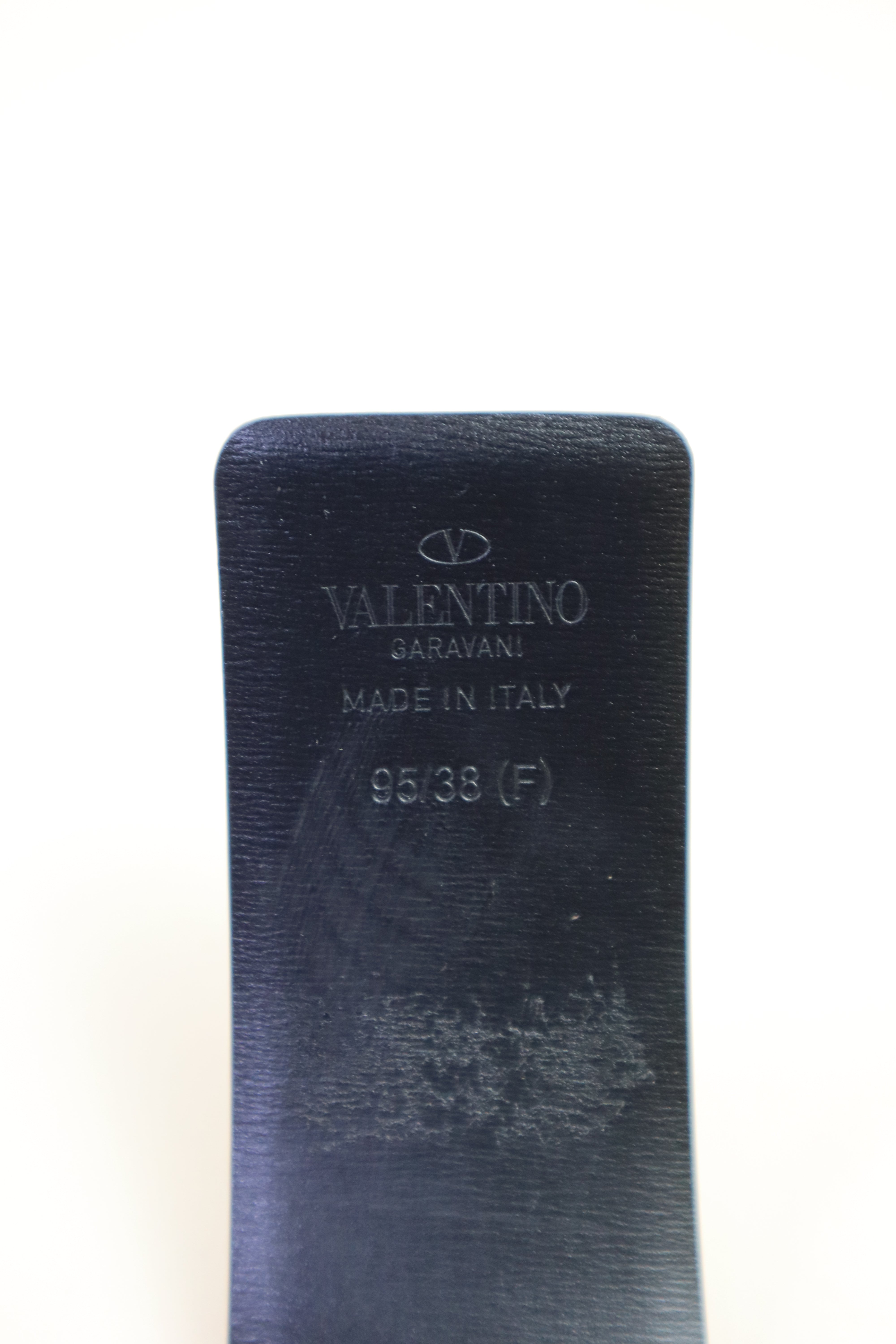 Valentino Bicolor Super V Reversible Belt 38