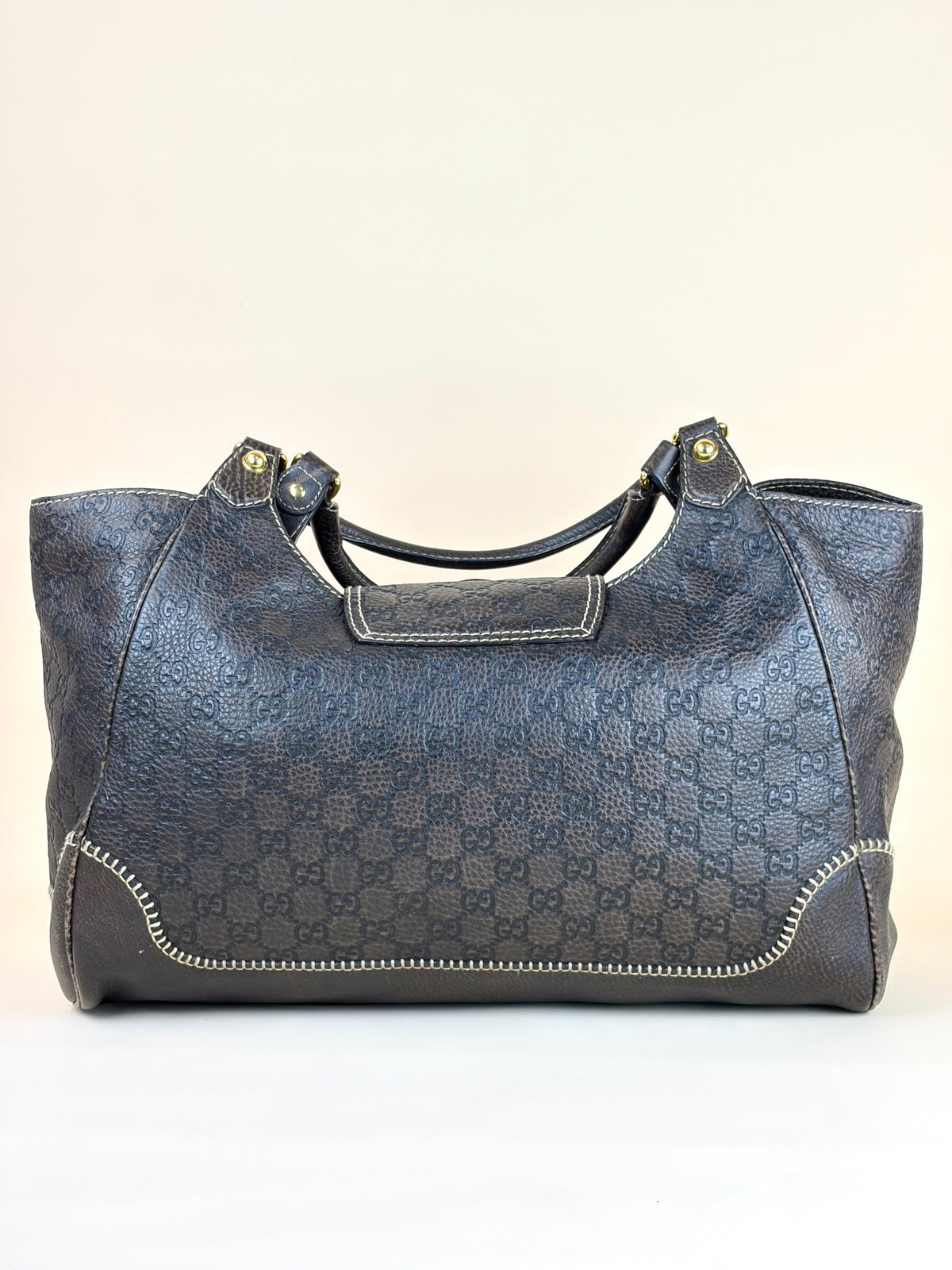 Gucci brown guccissima leather new peiham large