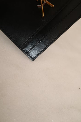 YSL Black Card Holder-Card Holder-YSL-The Closet Egypt