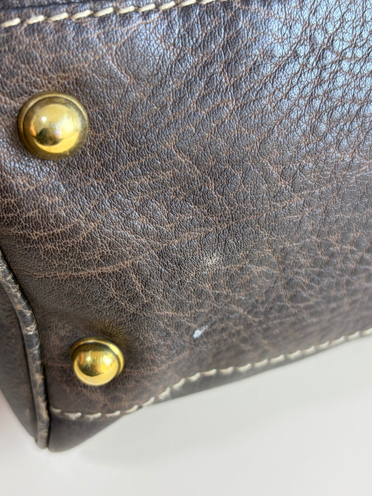 Gucci brown guccissima leather new peiham large