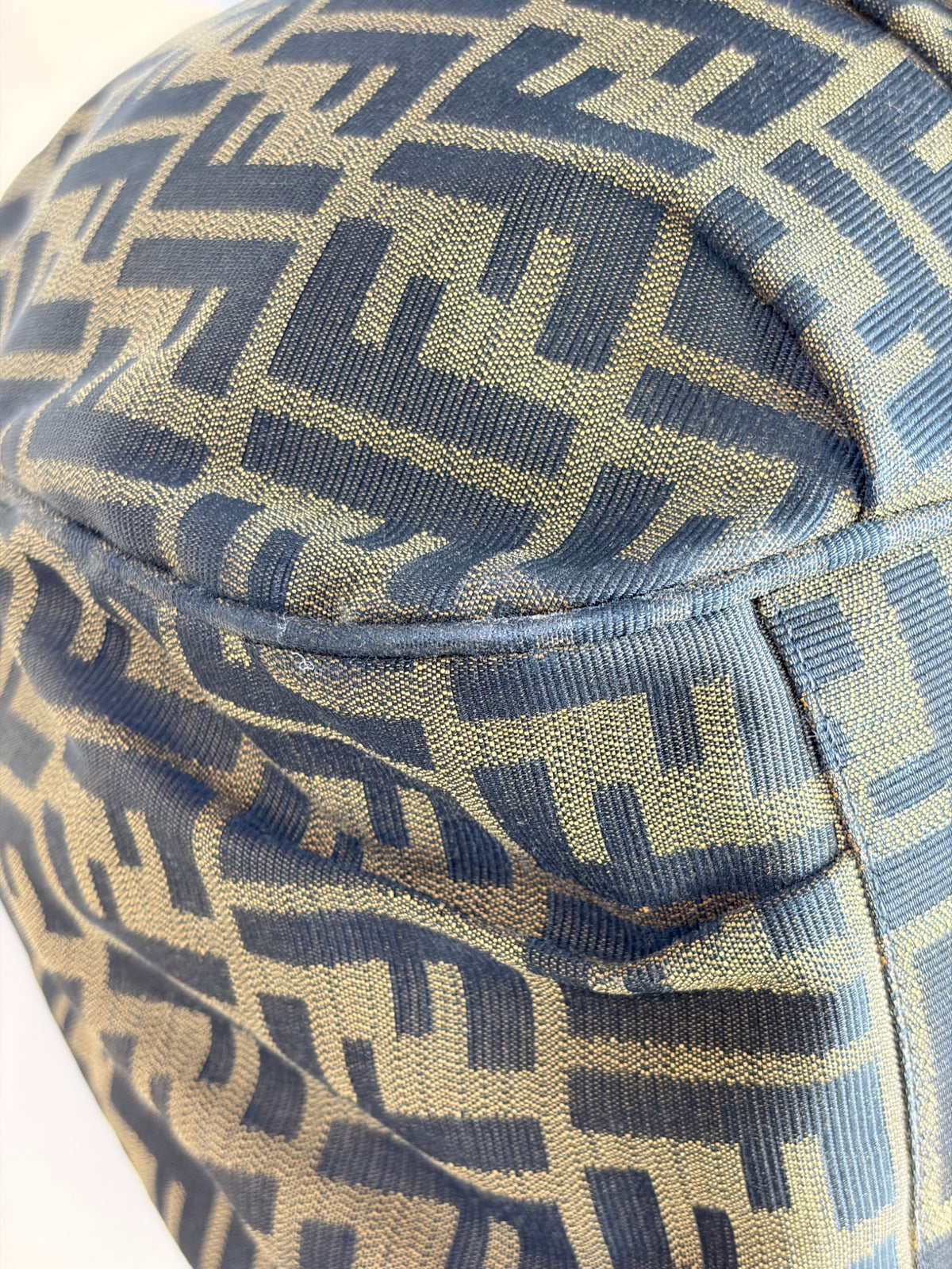 Fendi tobacco ff zucca print canvas large mia