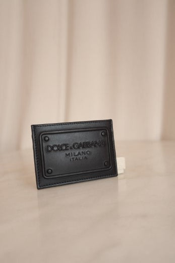 Dolce & Gabbana Black Card Holder-Card Holder-Dolce & Gabbana-The Closet Egypt
