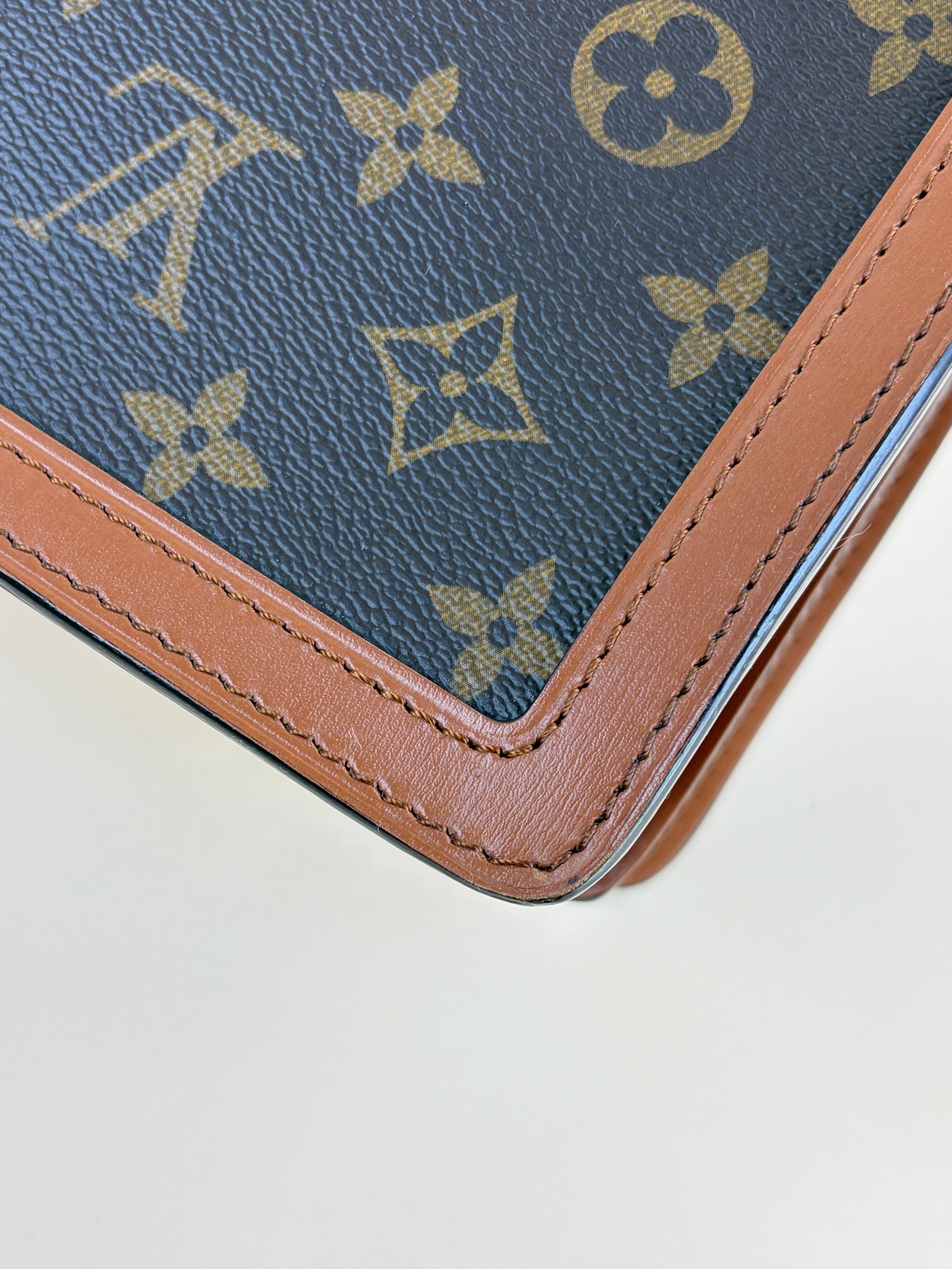 Louis Vuitton Monogram Reverse Dauphine MM Shoulder Bag