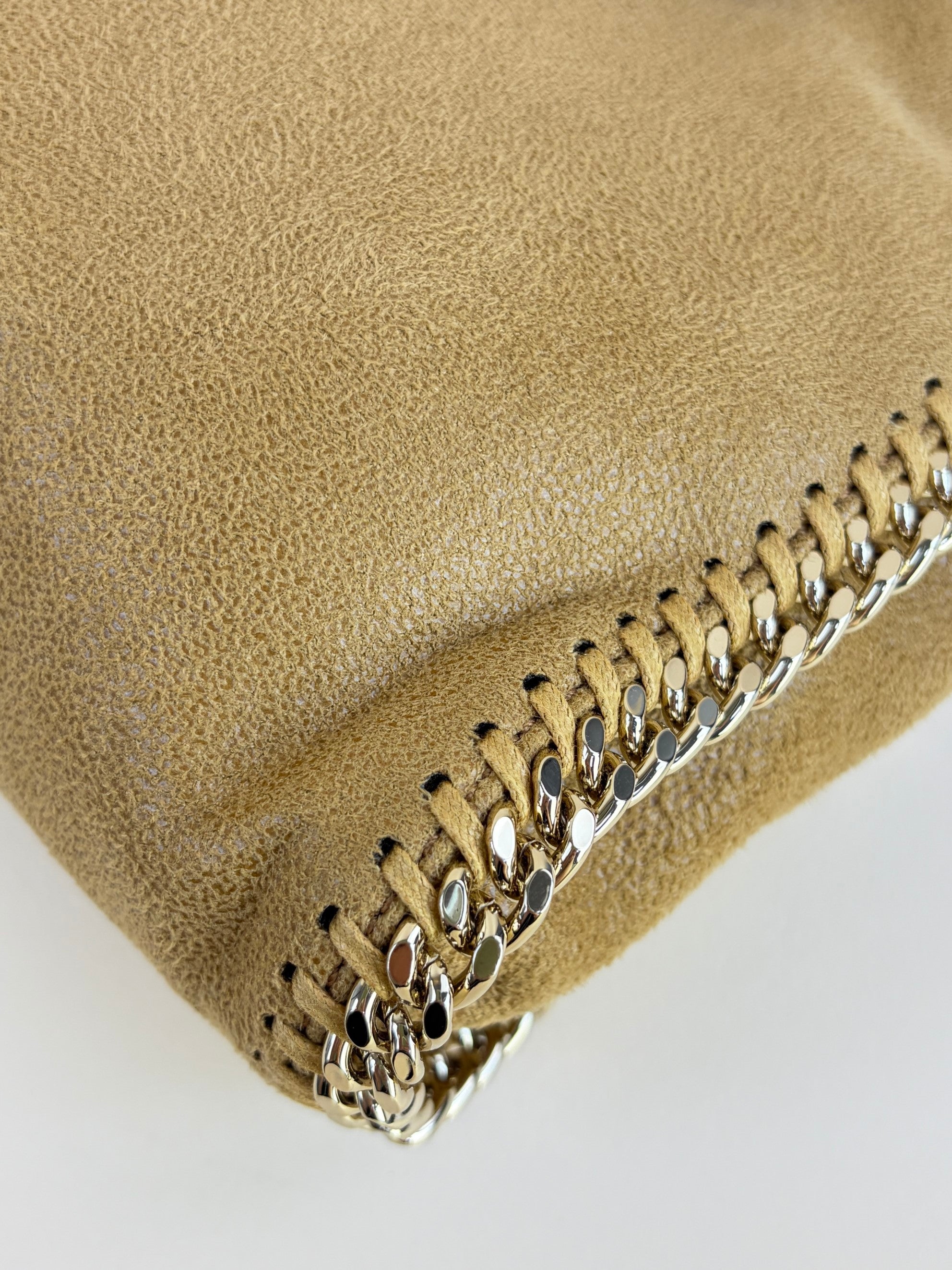 Stella Mccartney Camel Falabella Tiny Tote Bag