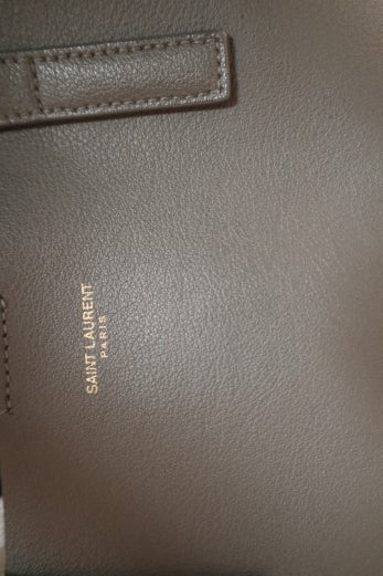 YSL Gray Top Handle Shopping Toy Tote Bag-handbag-YSL-The Closet Egypt