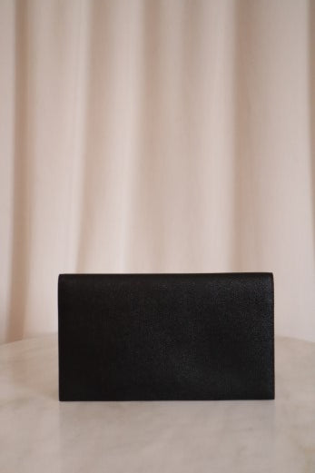 YSL Black Uptown Clutch-Clutch-YSL-The Closet Egypt