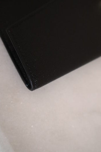 YSL Black Uptown Clutch-Clutch-YSL-The Closet Egypt