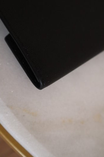 YSL Black Uptown Clutch-Clutch-YSL-The Closet Egypt