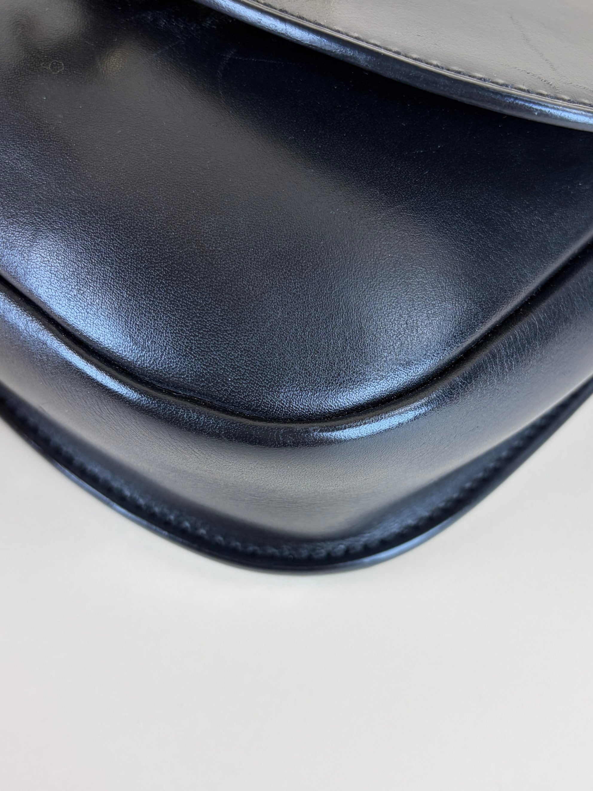 ysl black smooth calfskin small Kaja satchel