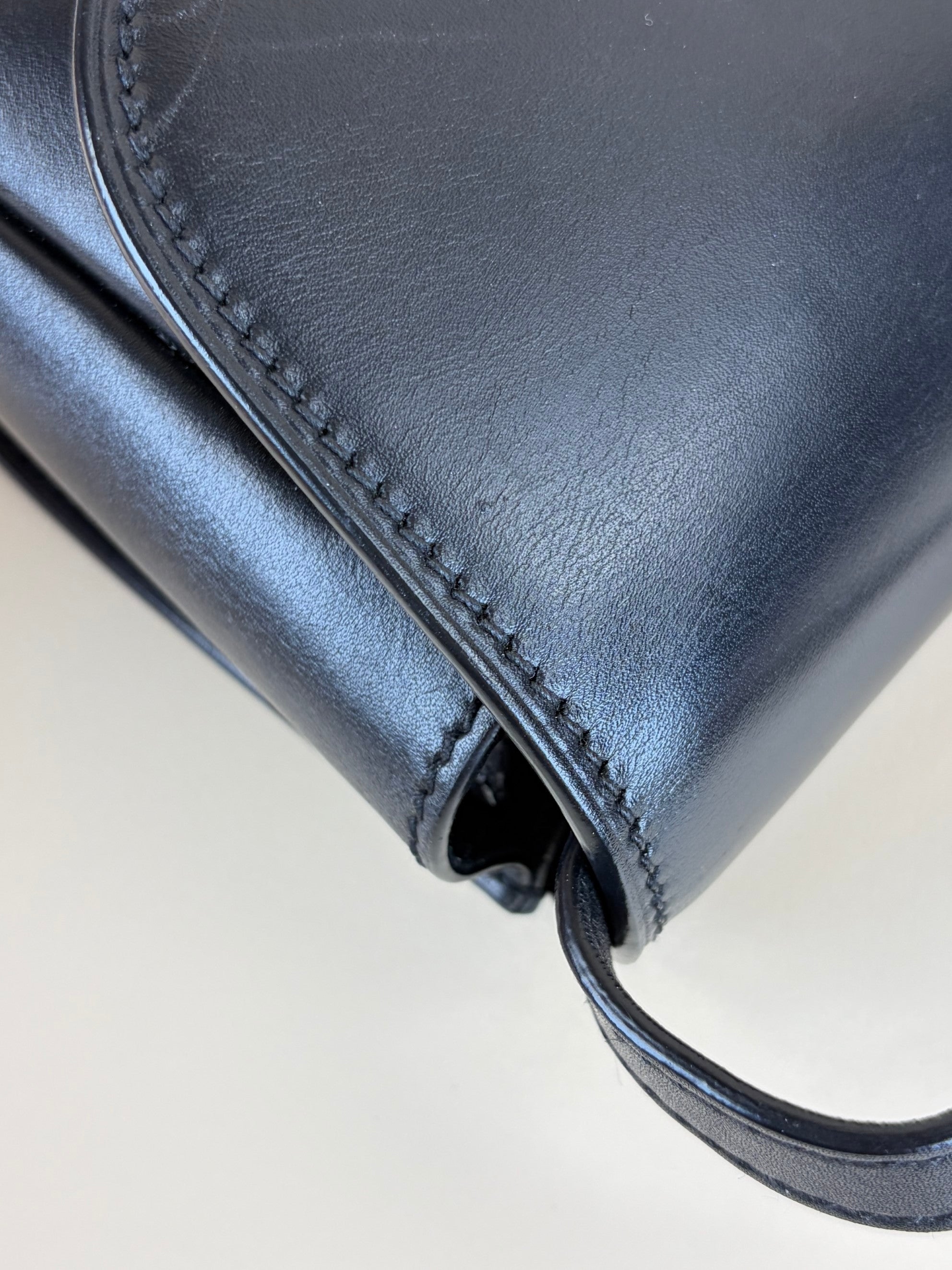 ysl black smooth calfskin small Kaja satchel