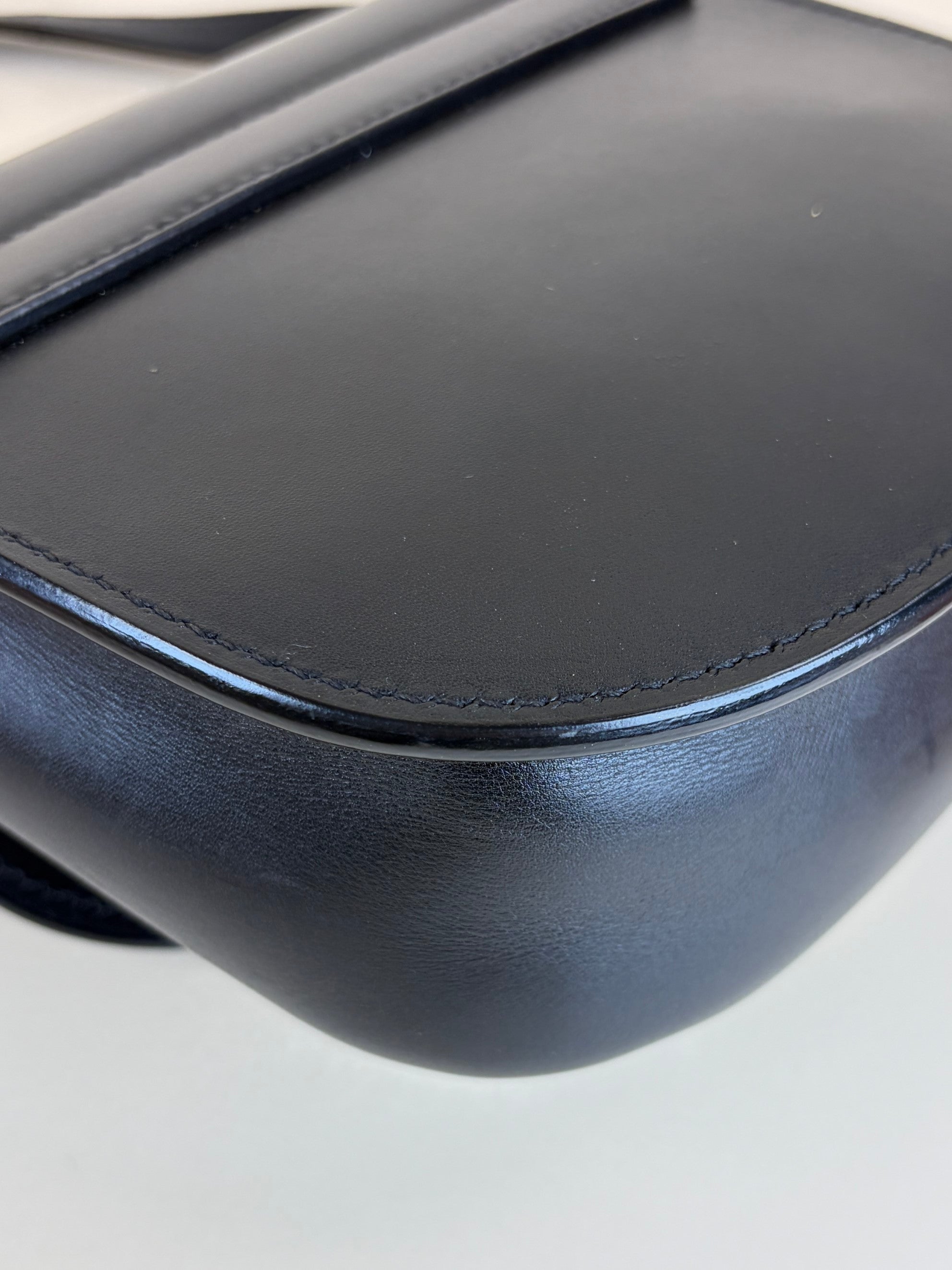 ysl black smooth calfskin small Kaja satchel