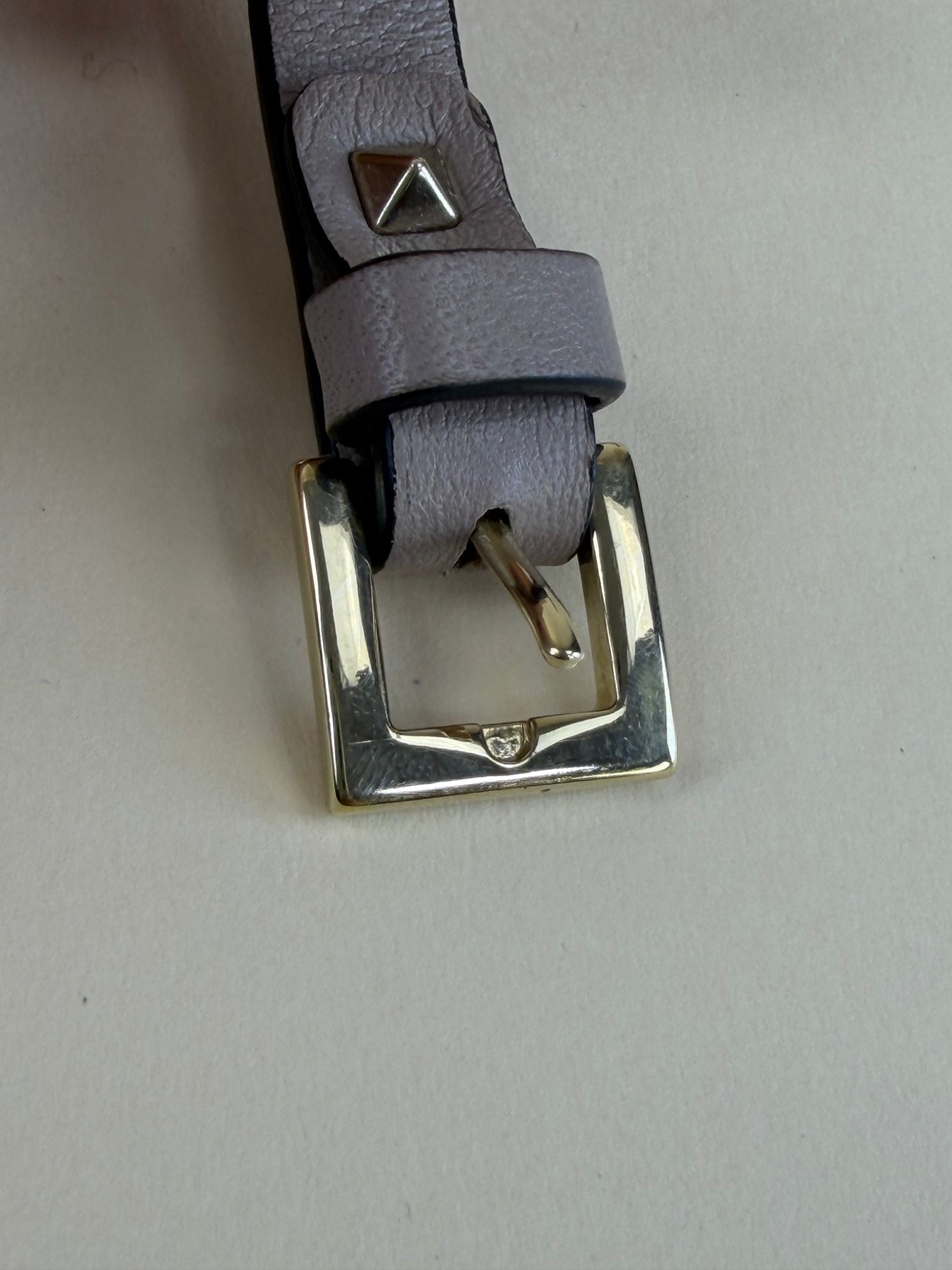 Valentino nude Silver Rockstud Bracelet