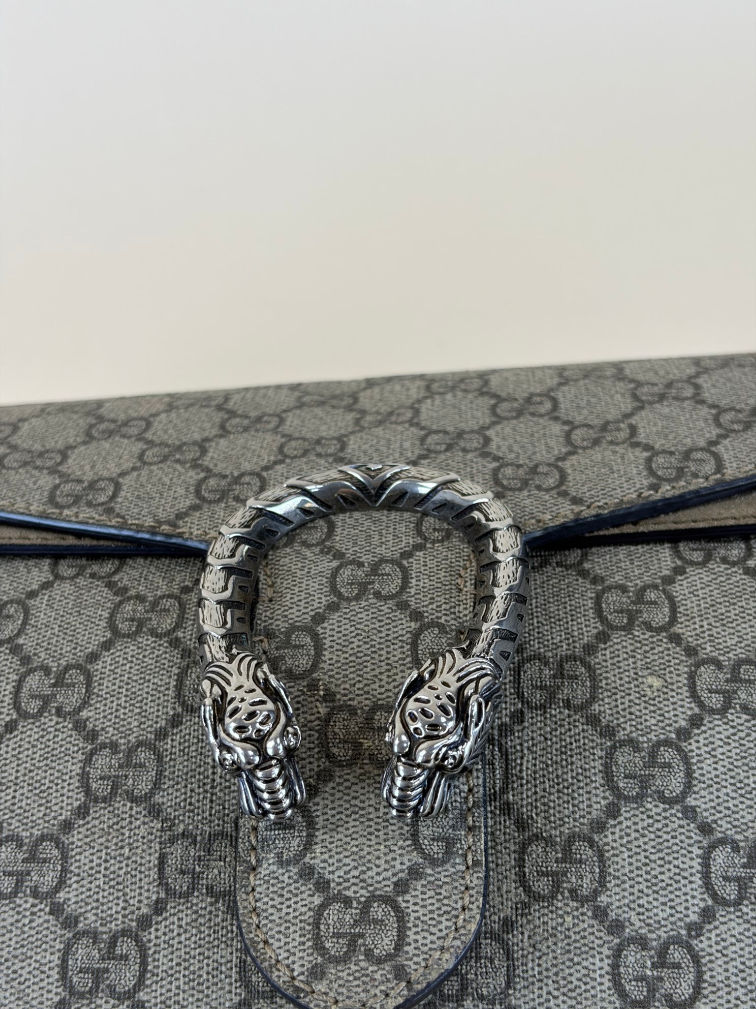 Gucci beige GG Supreme canvas Dionysus