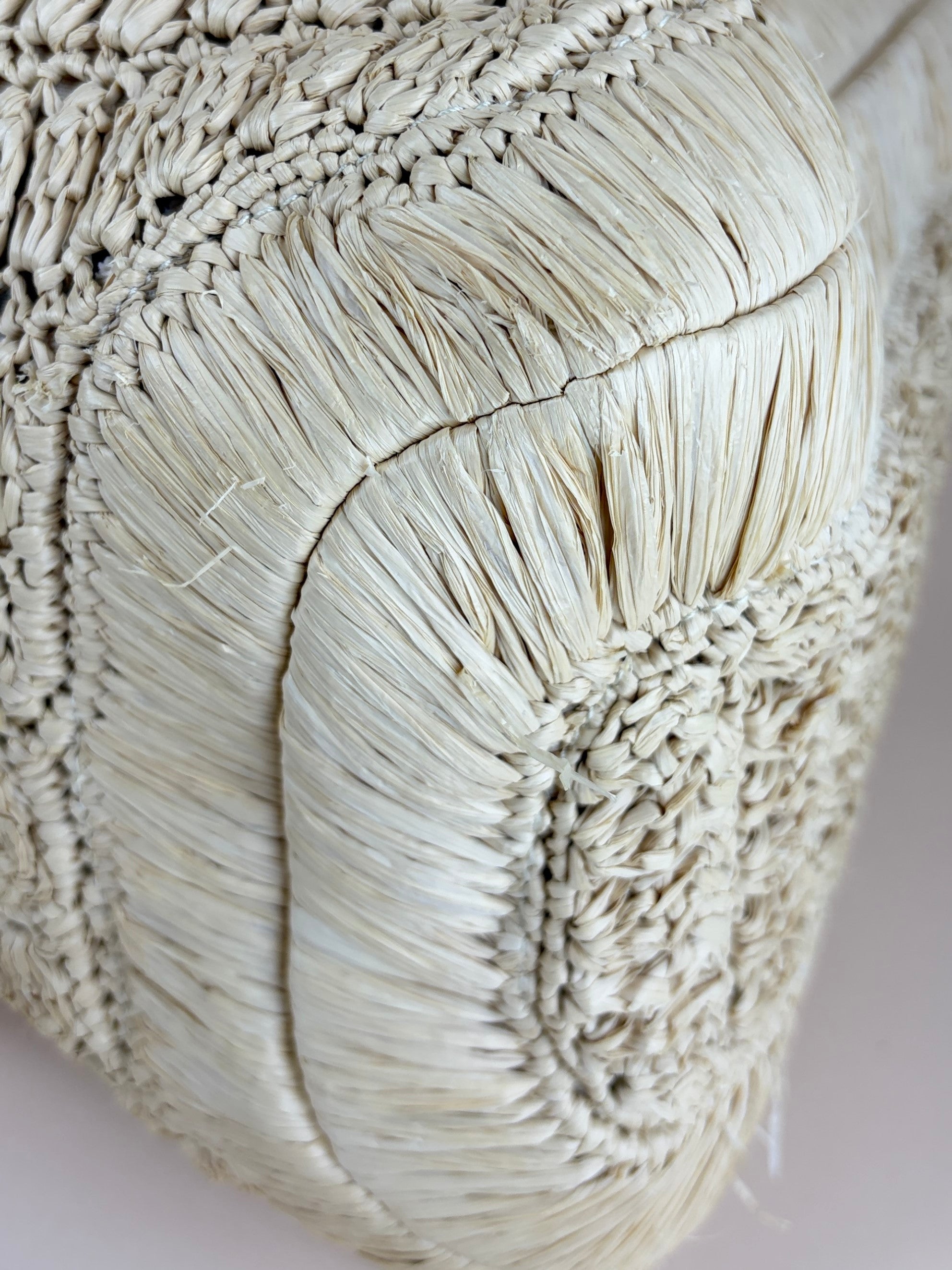 Valentino garavani natural beige raffia supervene in it tote bag