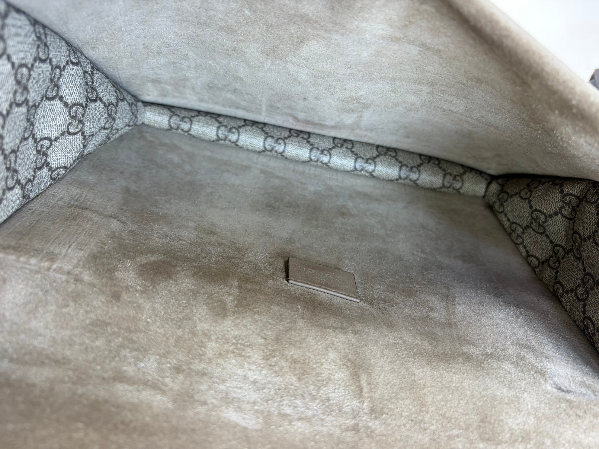 Gucci beige GG Supreme canvas Dionysus