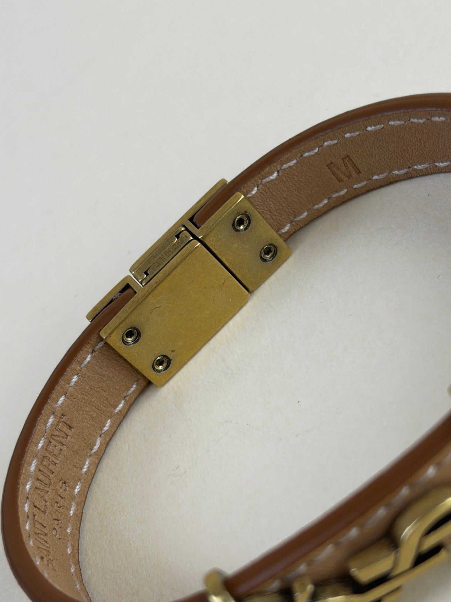 YSL Camel Cassandre Bracelet