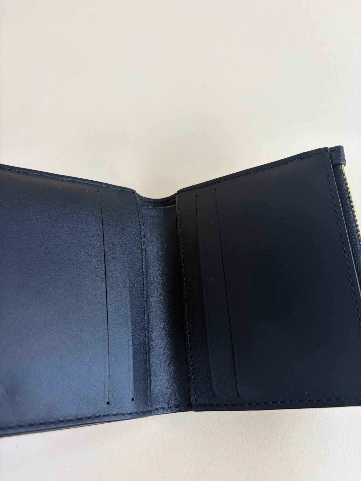 Burberry Black House Check Lila Compact Mini Trifold Wallet