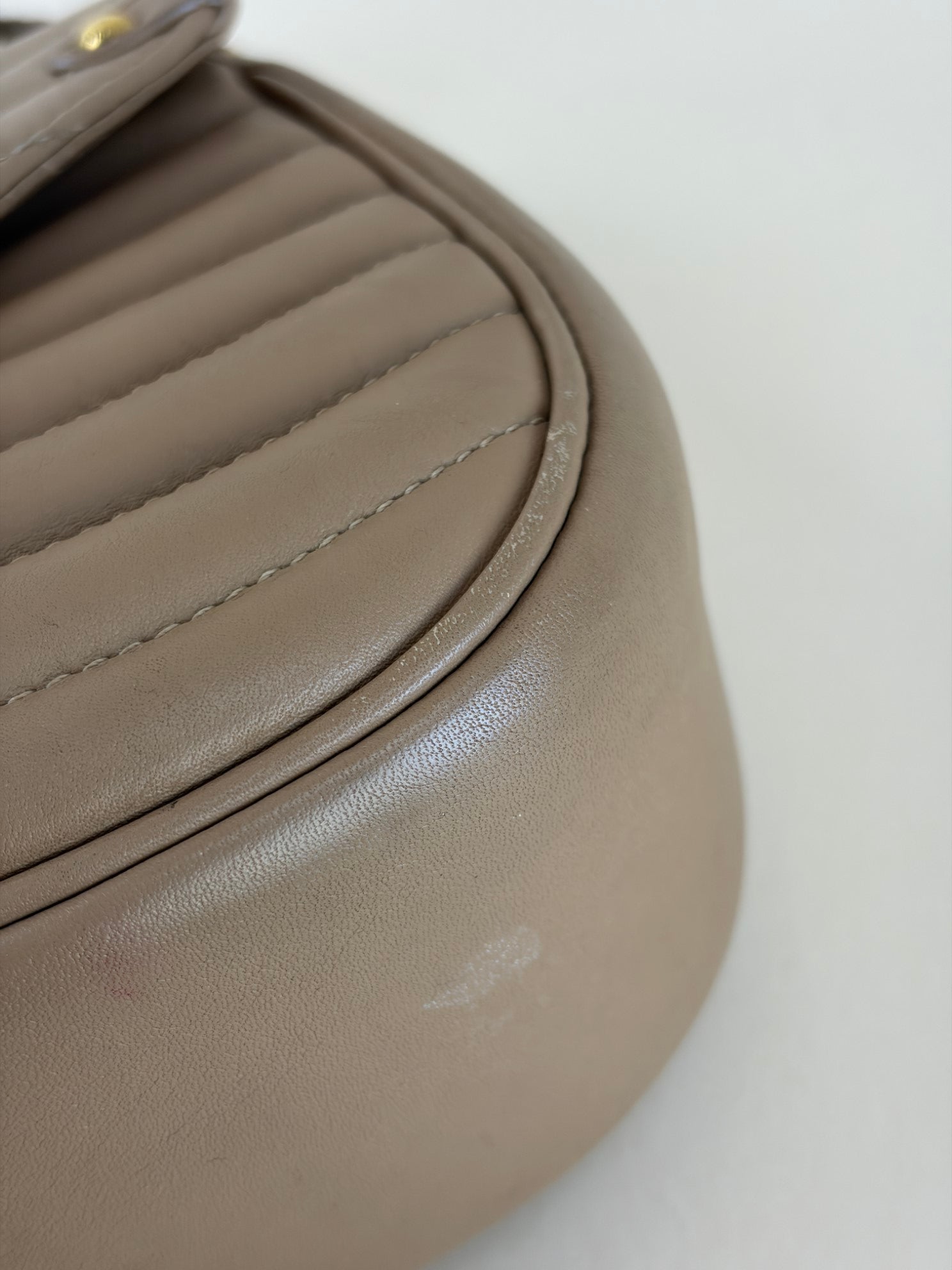 Louis Vuitton Beige New Wave Chain MM Shoulder Bag