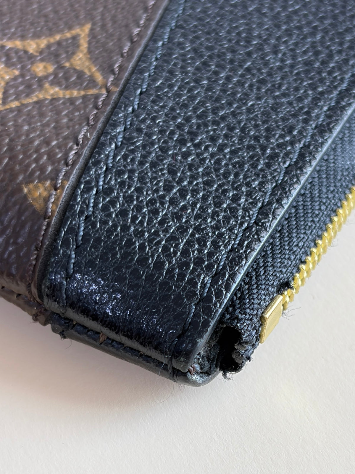 Louis Vuitton Black Monogram canvas daily pouch