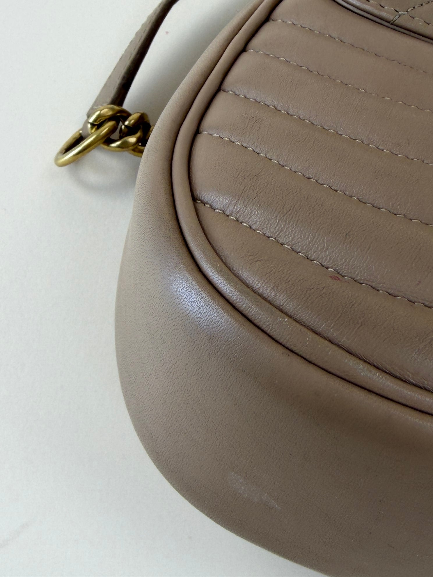 Louis Vuitton Beige New Wave Chain MM Shoulder Bag