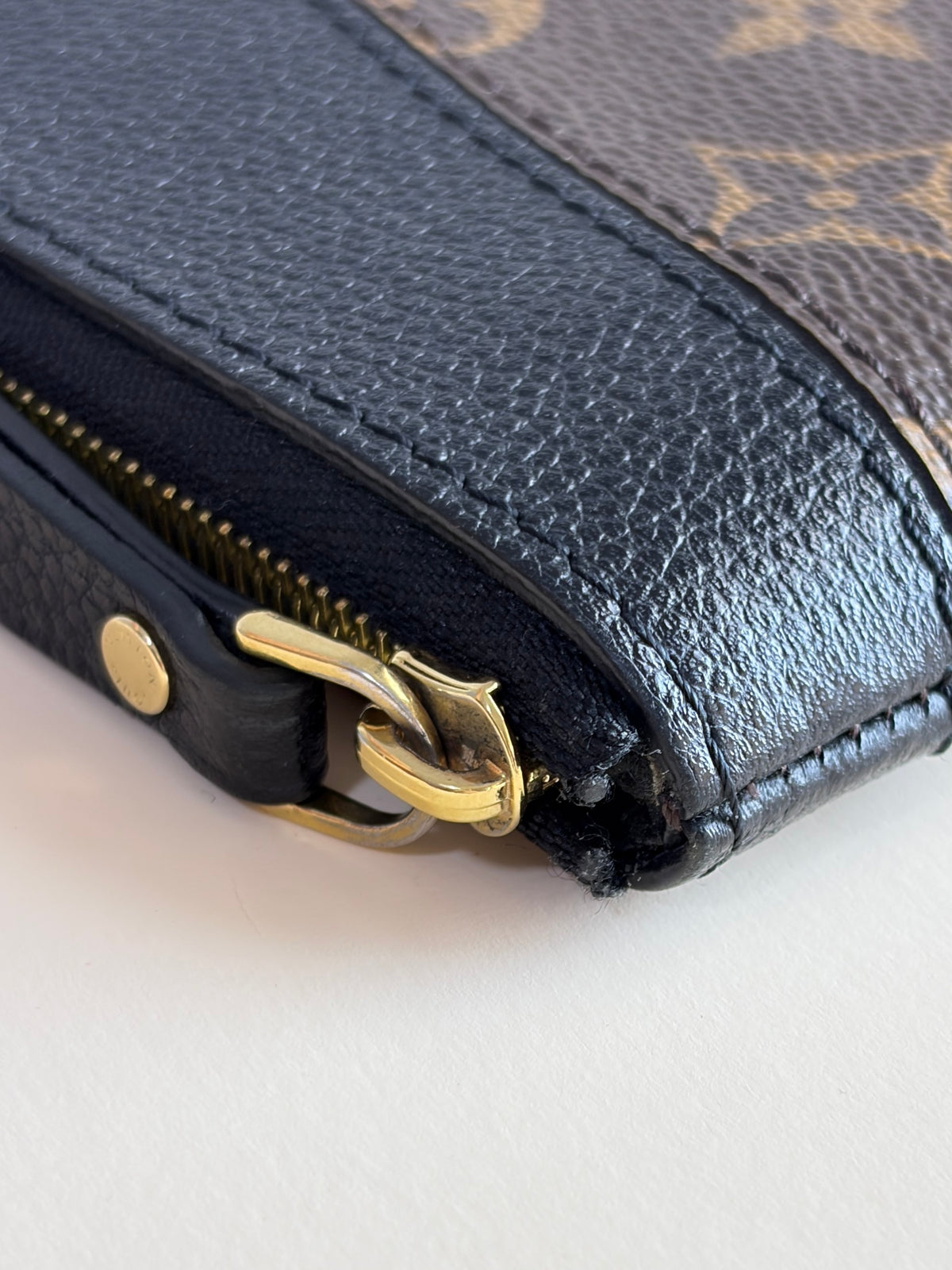 Louis Vuitton Black Monogram canvas daily pouch