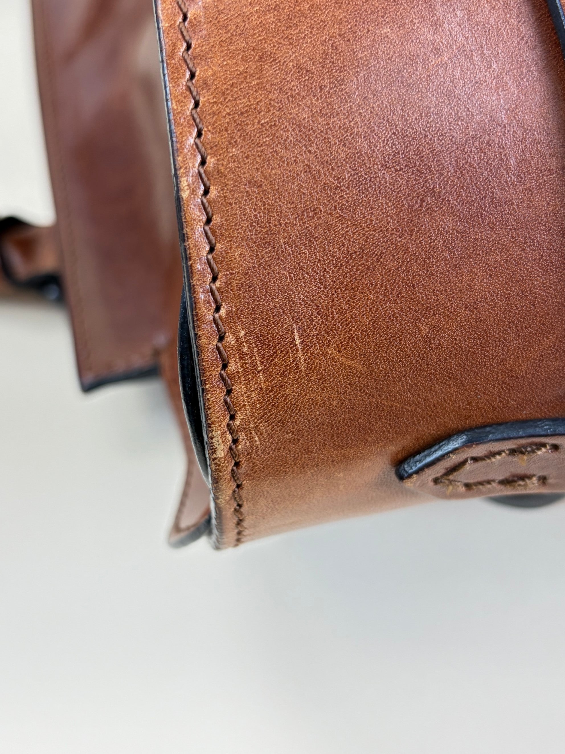 Burberry Brown Bridle House Check Tote Bag
