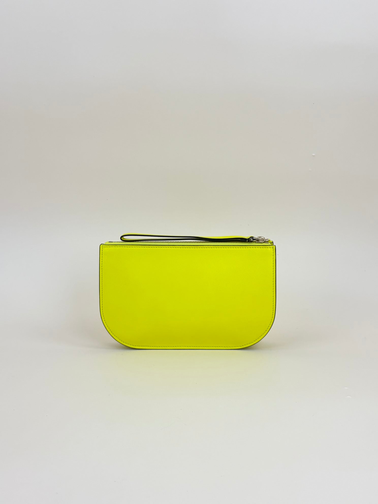 Valentino Yellow Signature V Logo Walk Clutch