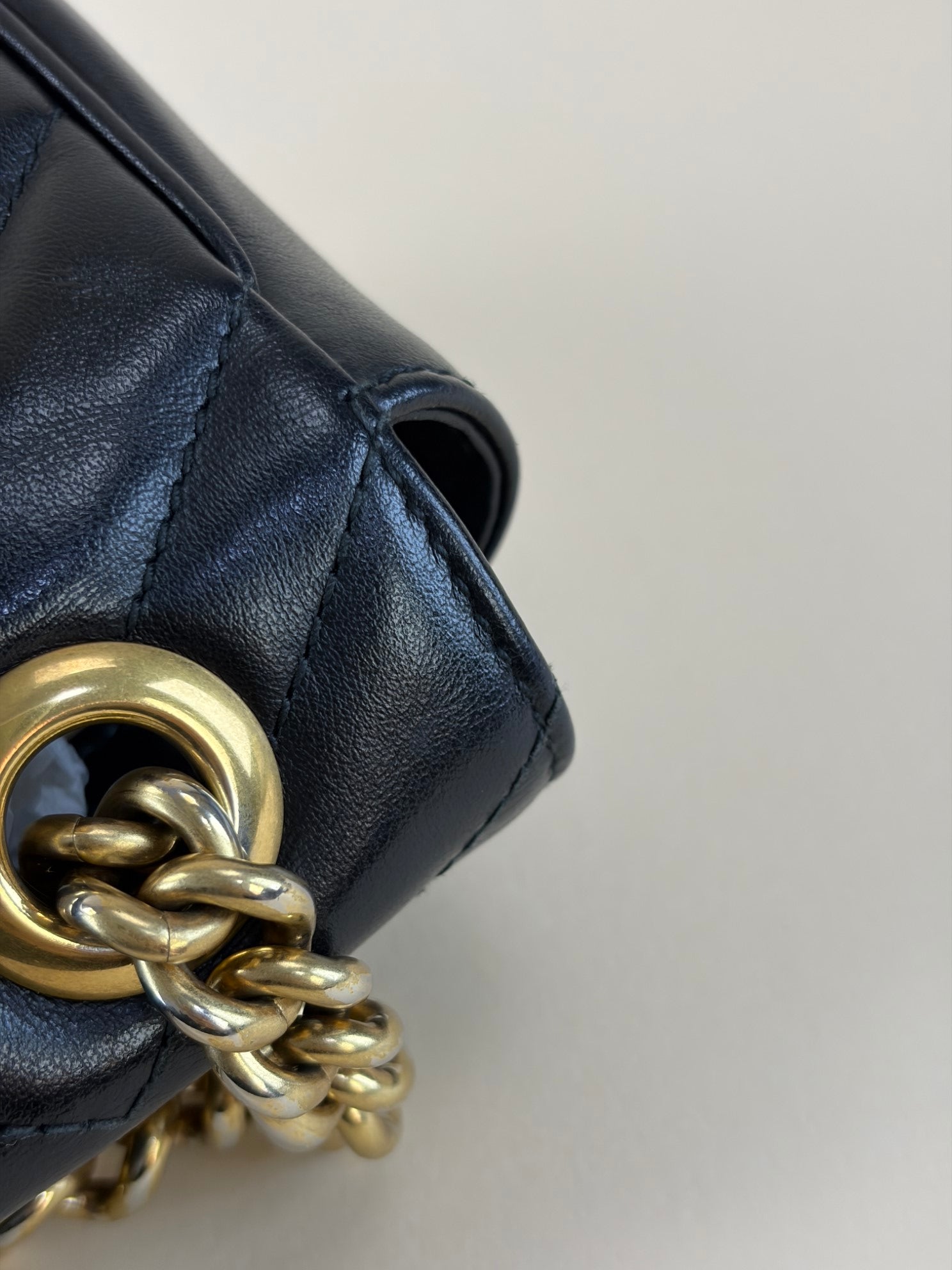 Gucci Black GG Marmont Small Shoulder Bag