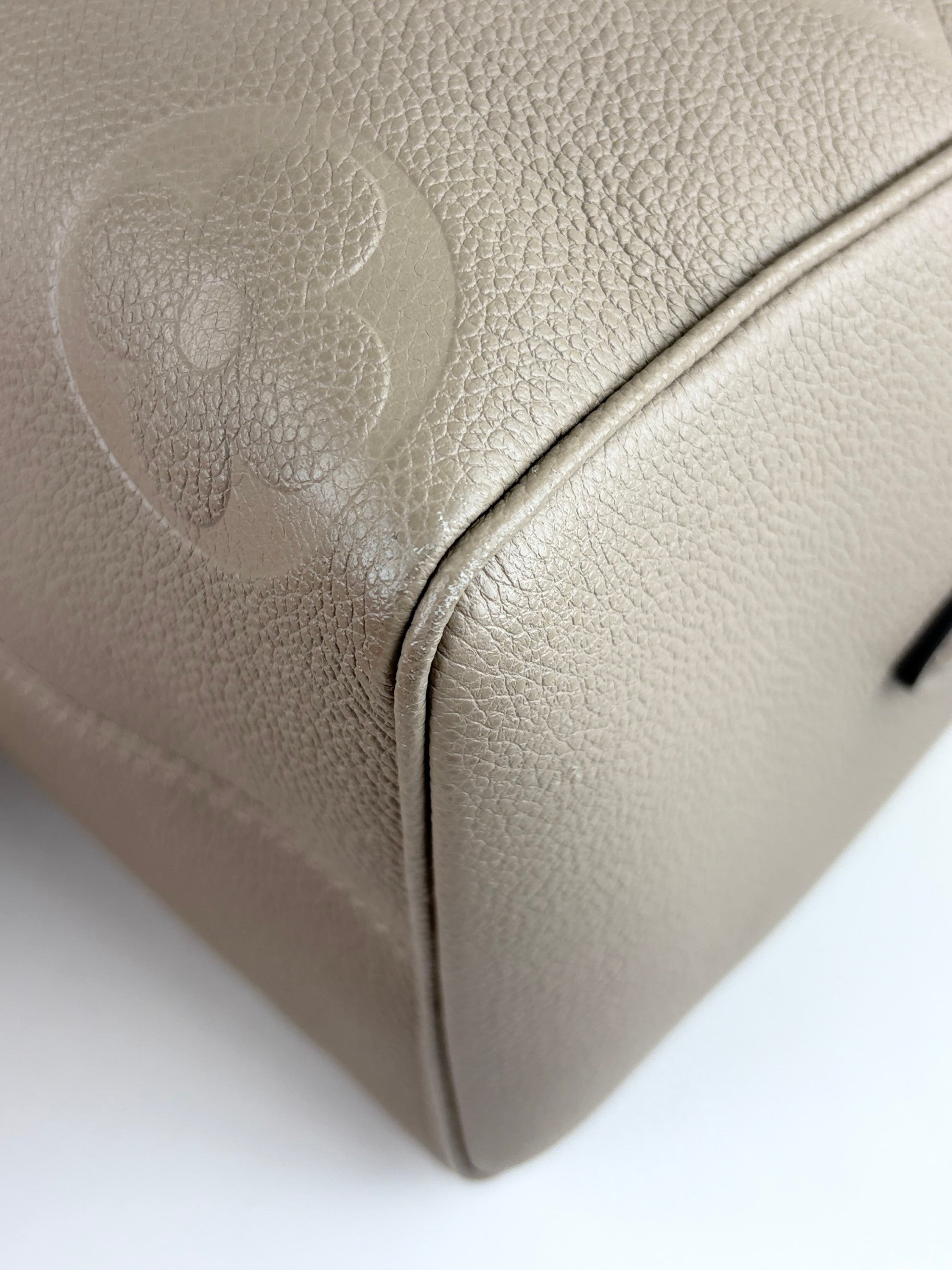louis Vuitton turtledove monogram empreinte speedy bandouliere 25