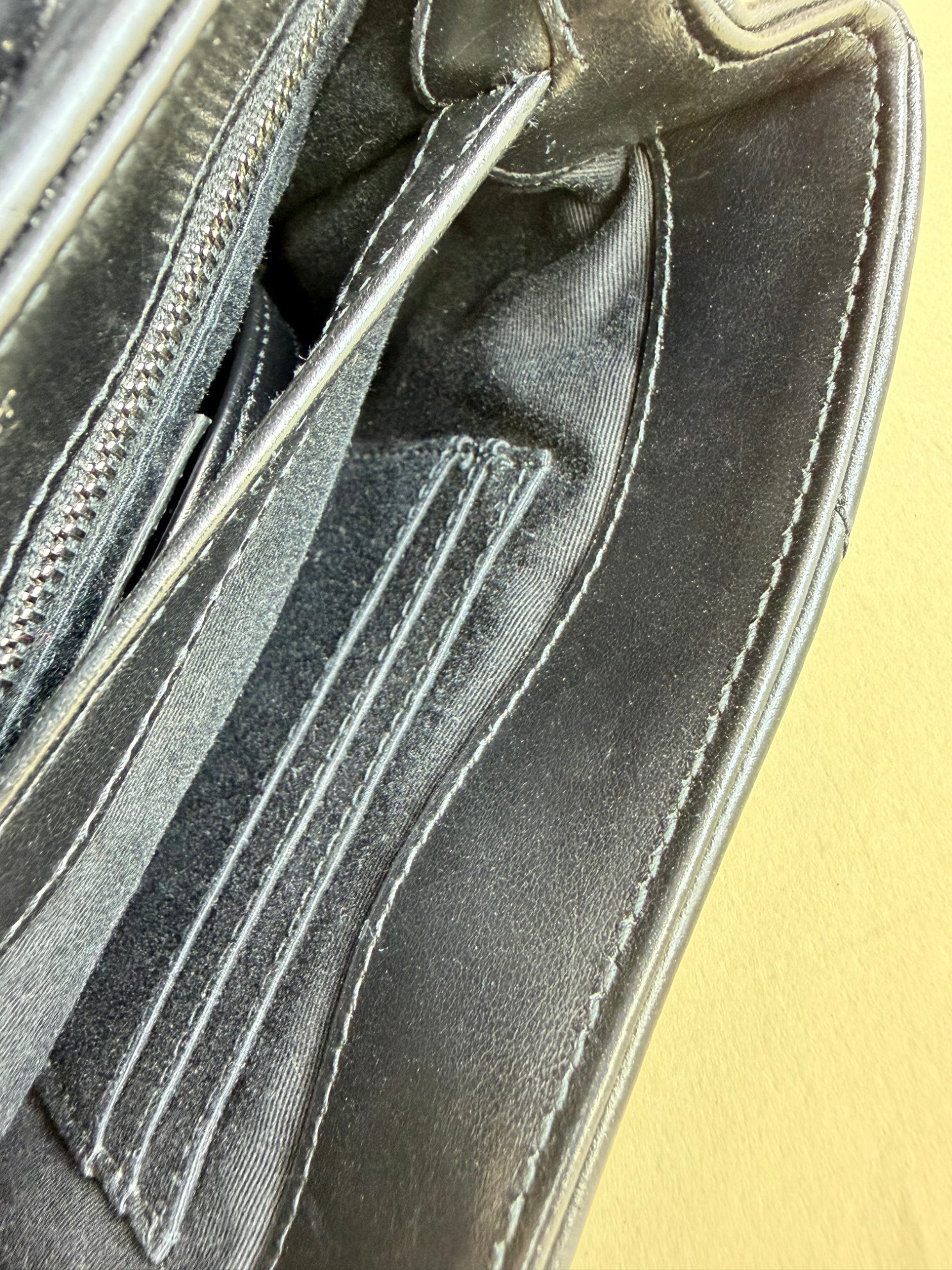 YSL Black Quilted Monogram Crossbody Loulou Toy Bag