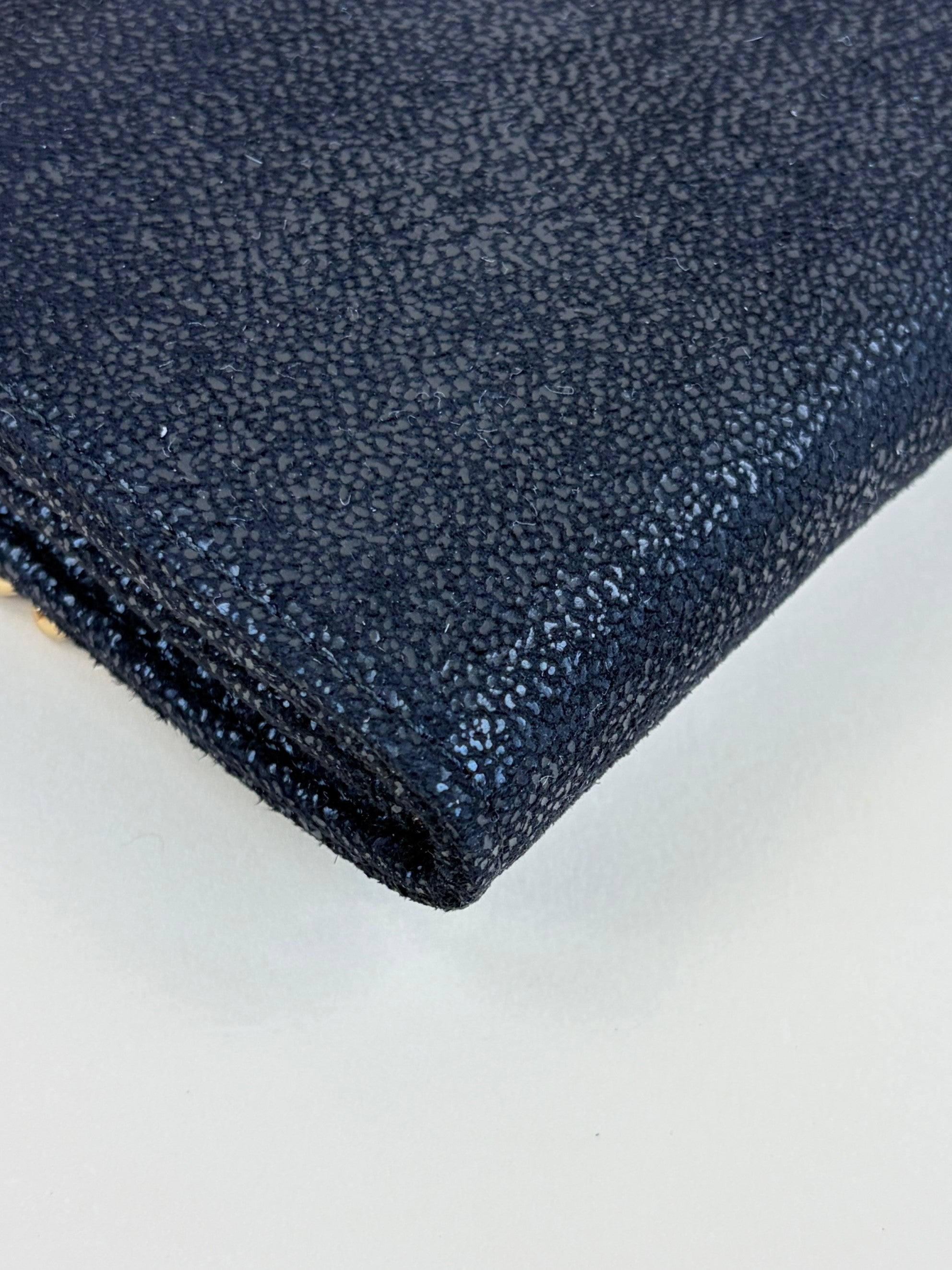 Stella Mccartney Black Falabella Chain Link Wallet