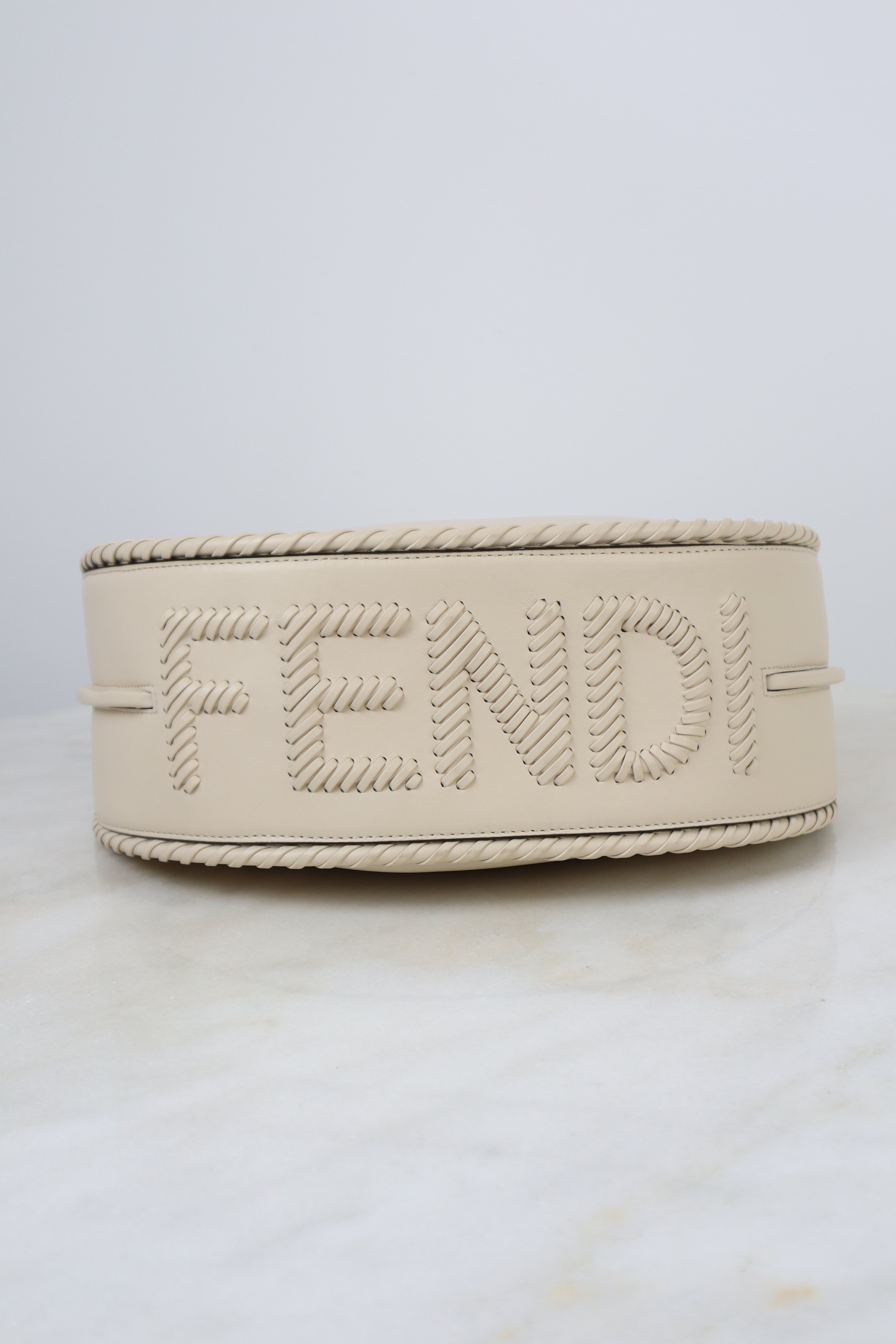 Fendi Beige Fendigraphy Small Hobo Graphy Shoulder Bag-handbag-Fendi-The Closet Egypt